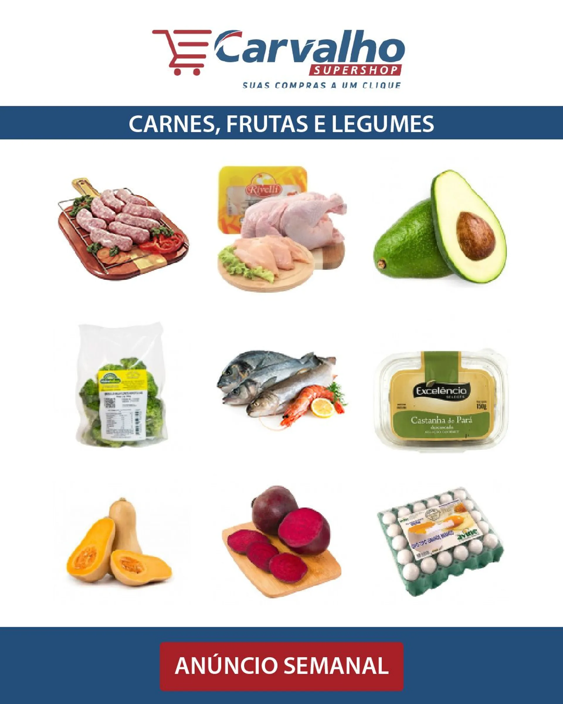 Encarte de Carvalho Supermercado - Supermercado carnes, frutas e hortifruits 26 de fevereiro até 2 de março 2024 - Pagina 
