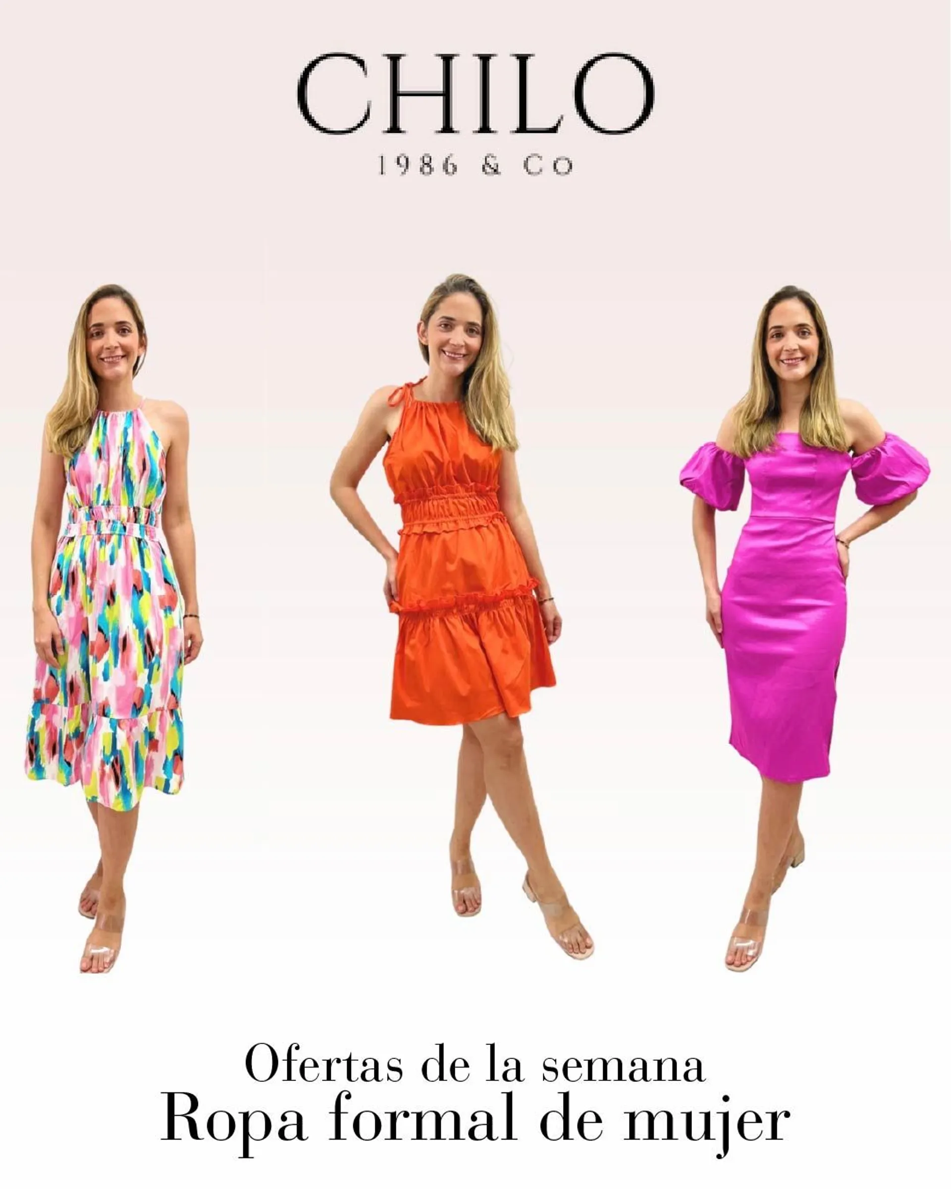 Catalogo de Chilo ofertas en ropa formal de mujer 15 de julio al 20 de julio 2024 - Pag 1