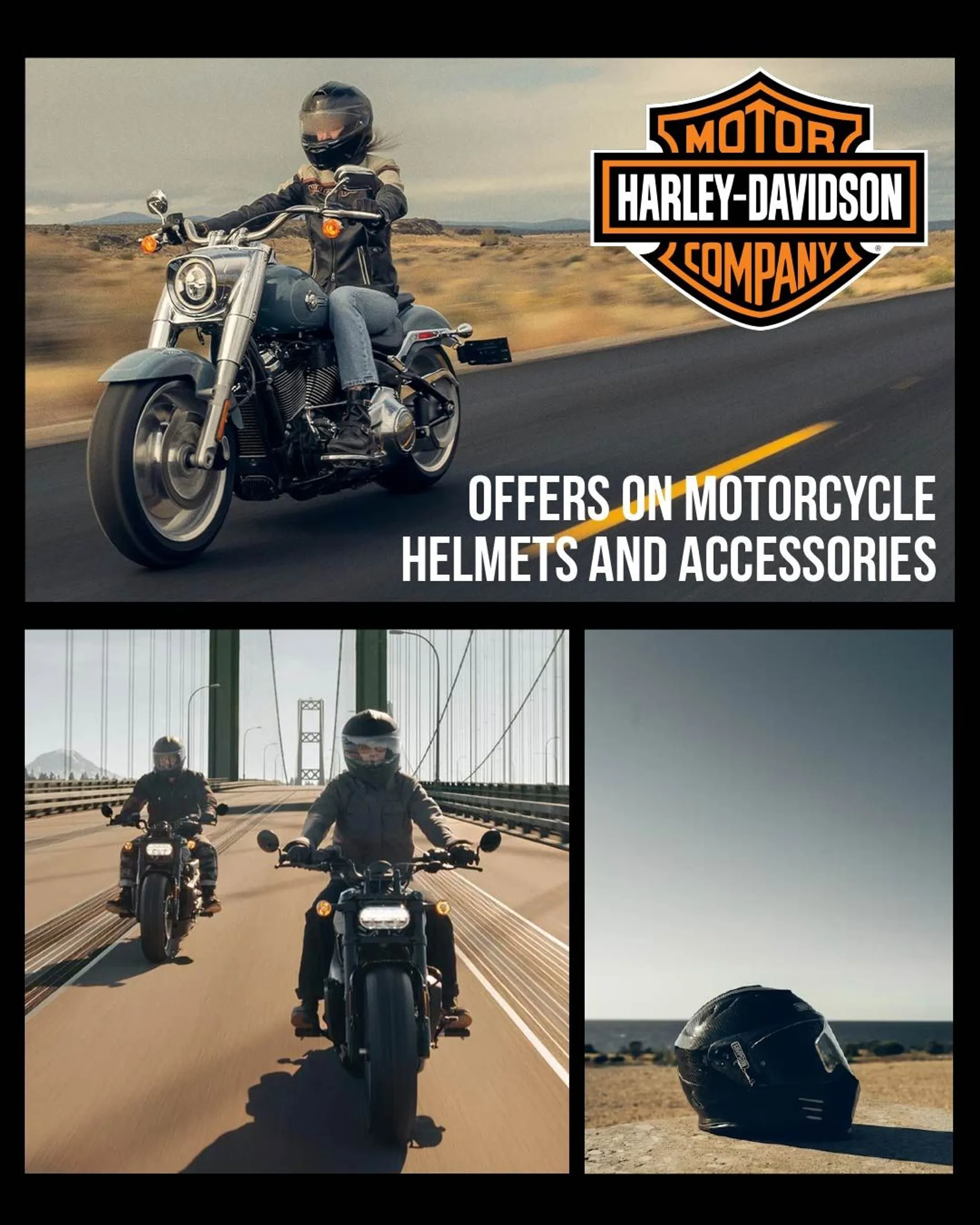 Offers on motorcycle helmets and accessories. - 17 June 22 June 2024