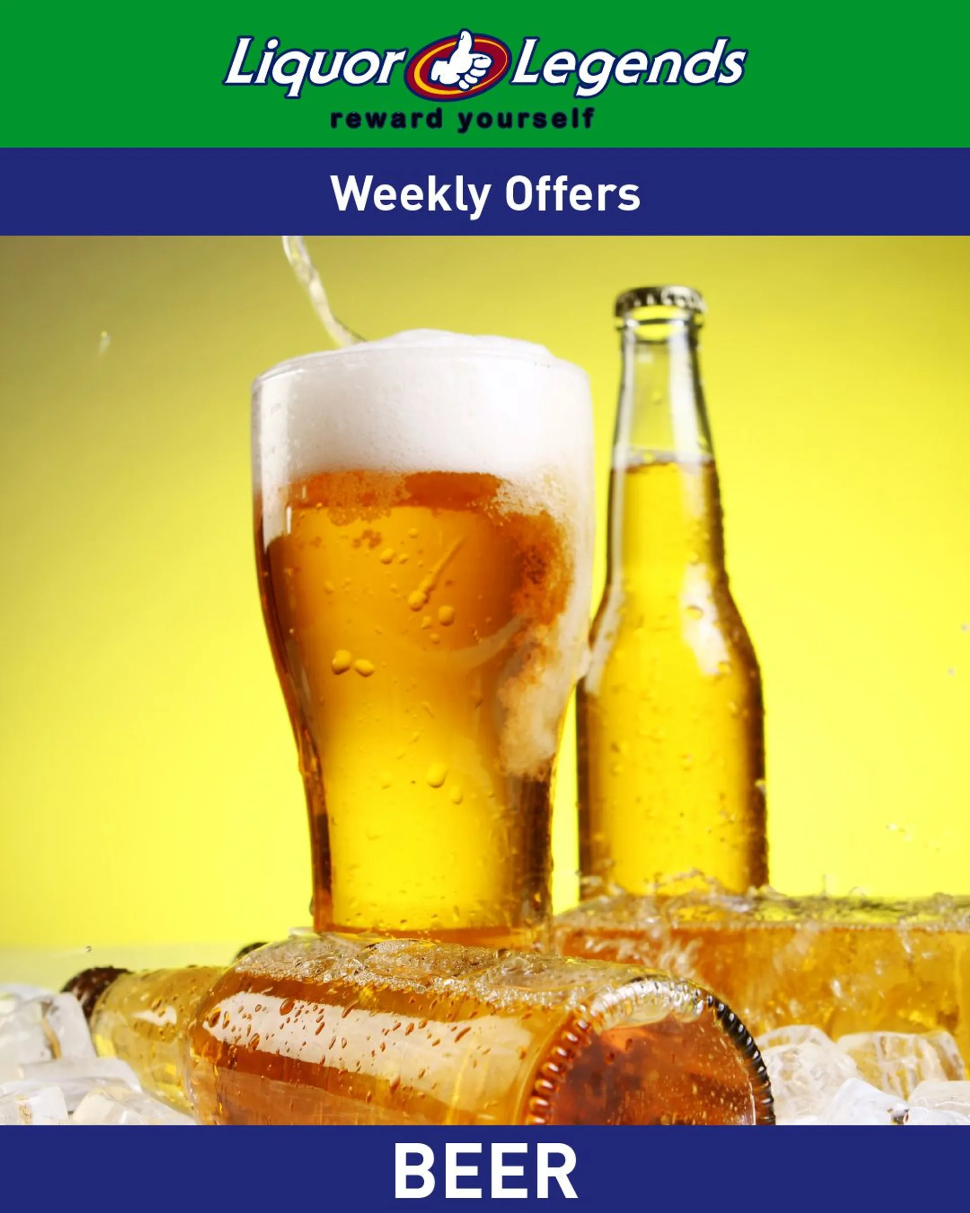 Liquor Legends - Supermarket beer - Catalogue valid from 26 April to 1 May 2024 - page 1