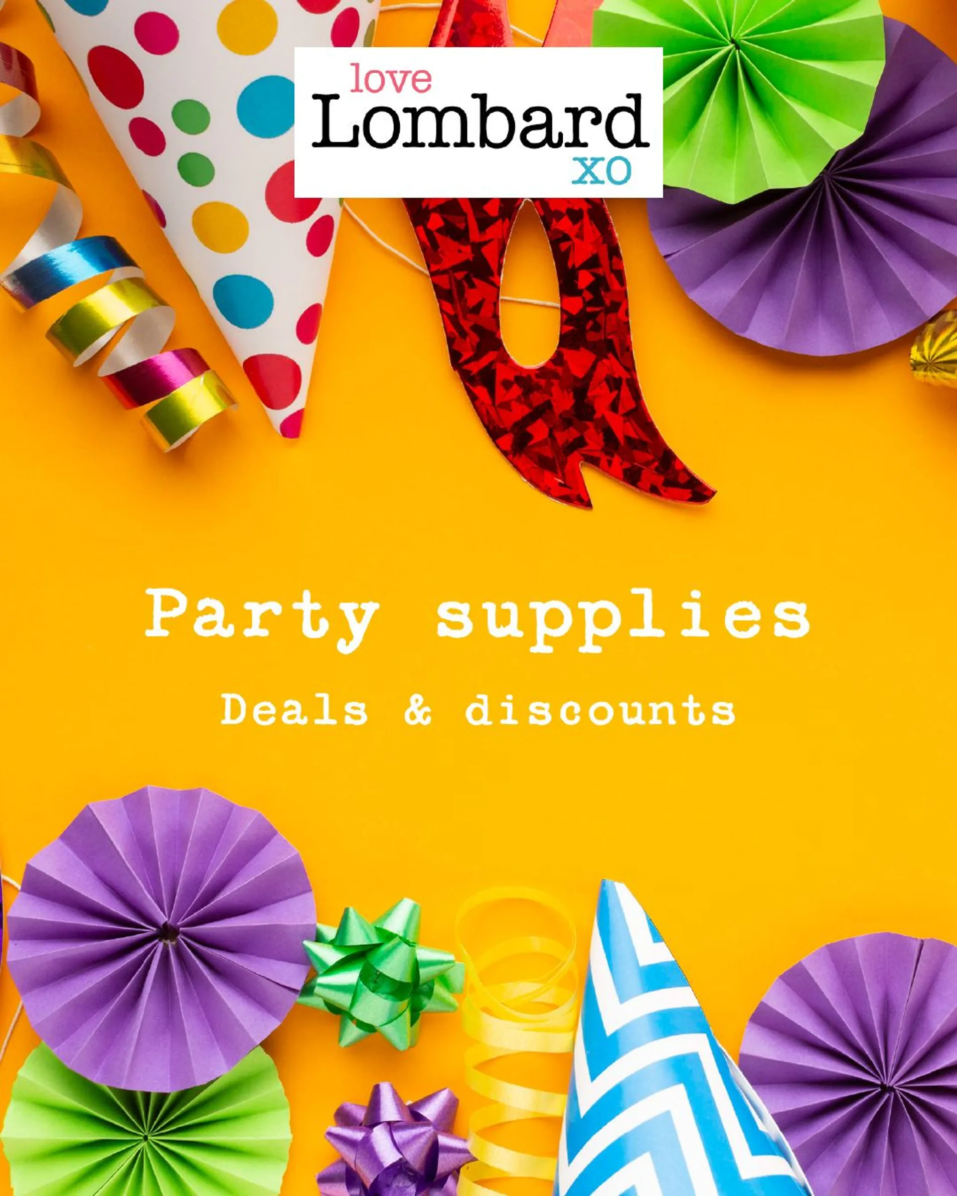 Lombard - Party suplies - Catalogue valid from 29 April to 4 May 2024 - page 1