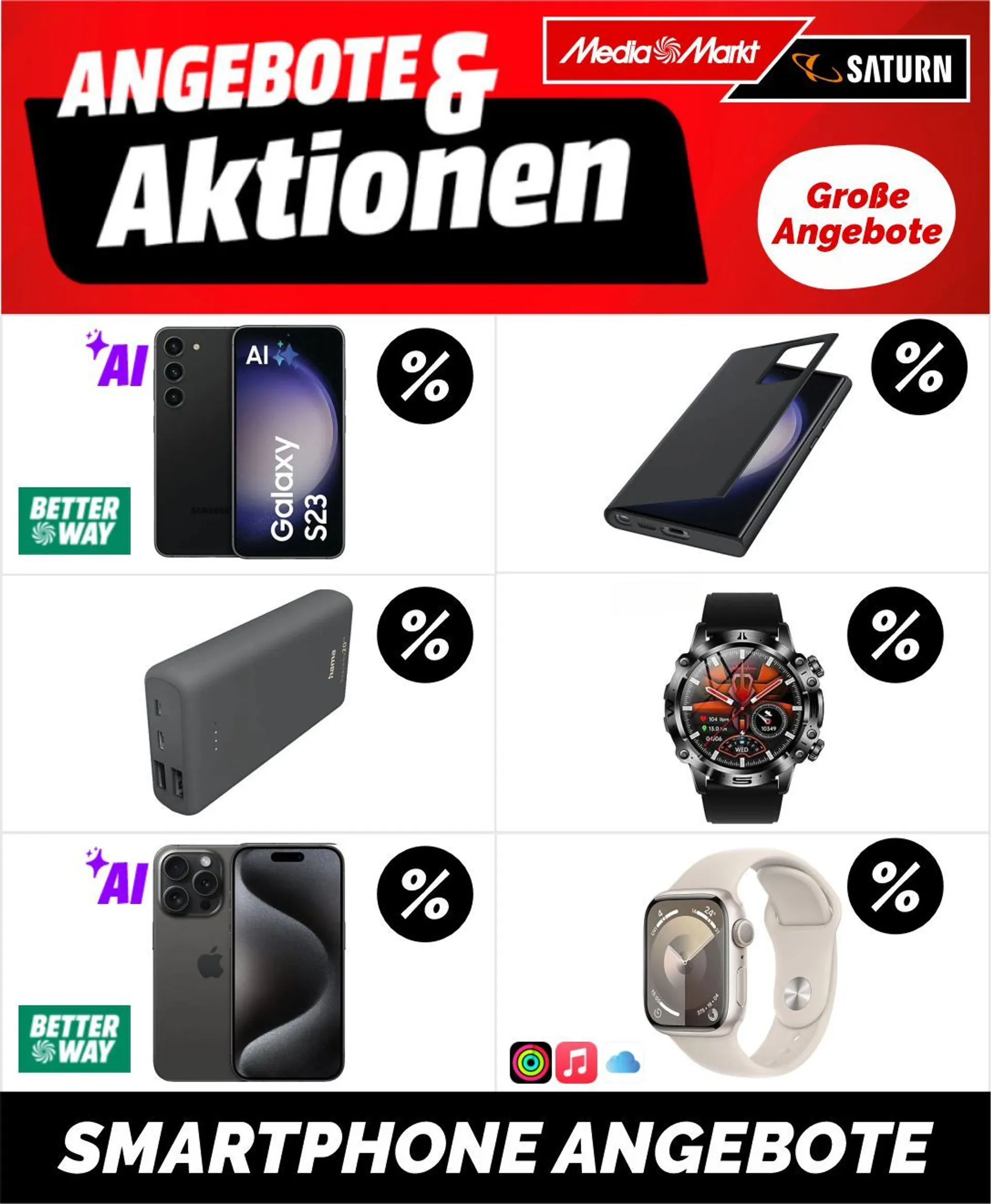 Smartphone Angebote - 25. Oktober 2. November 2024