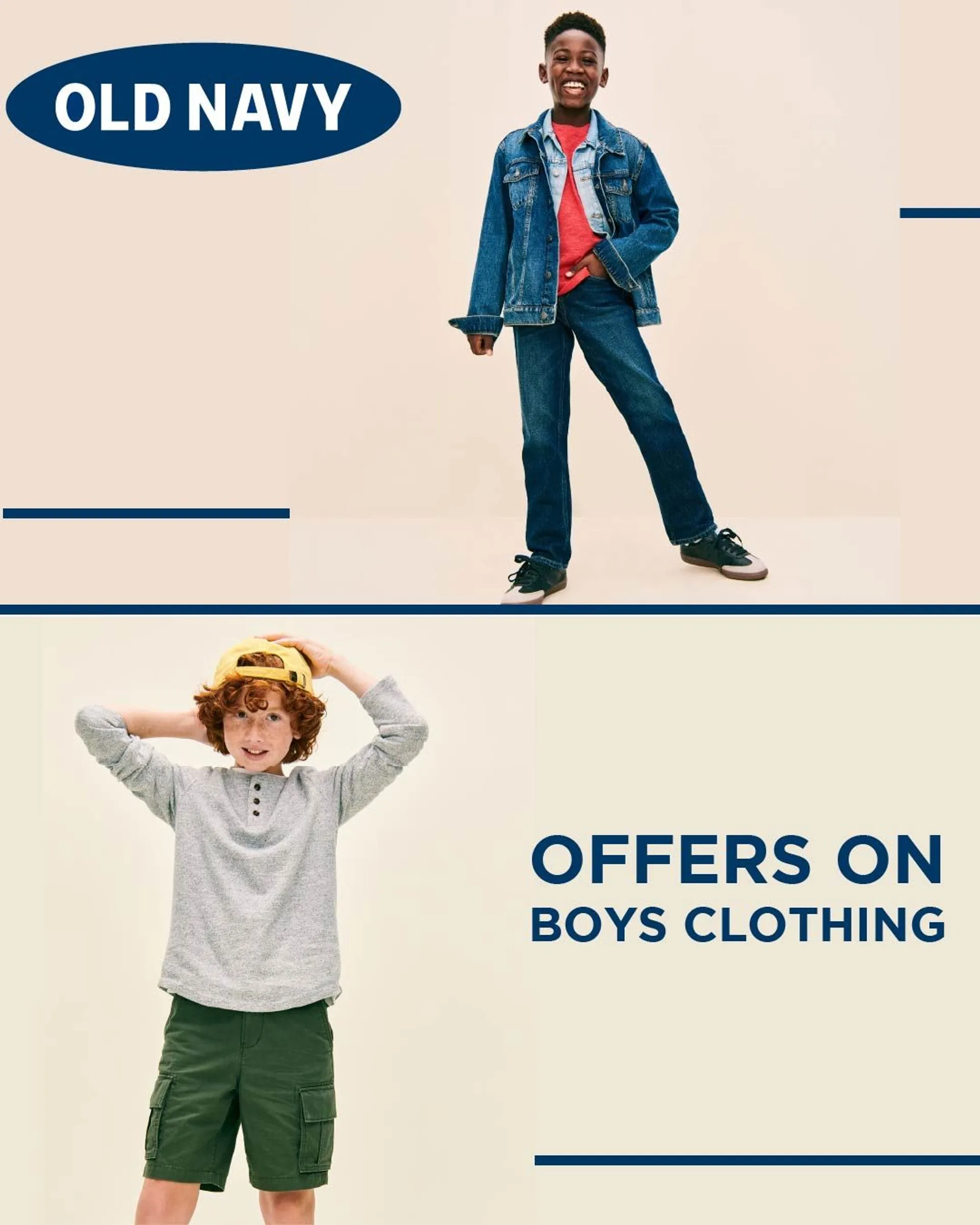 Boys' Clothing Deals from July 24 to July 29 2024 - flyer page 