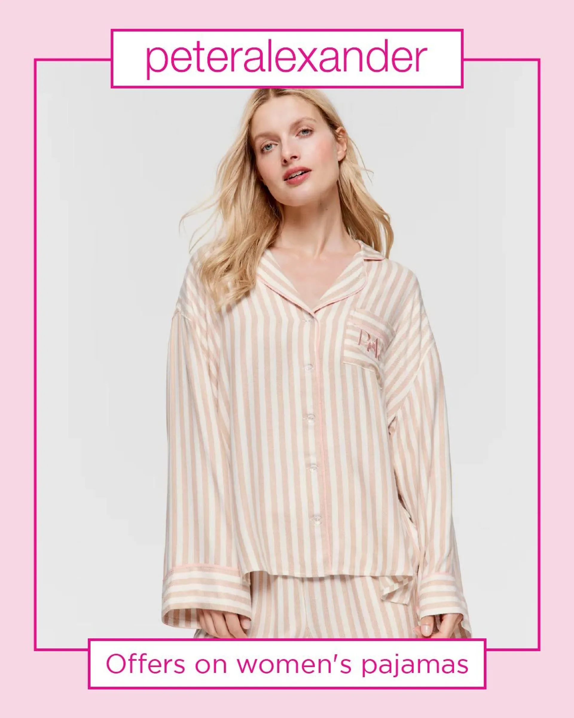 Offers on women's pajamas - 23 April 28 April 2024