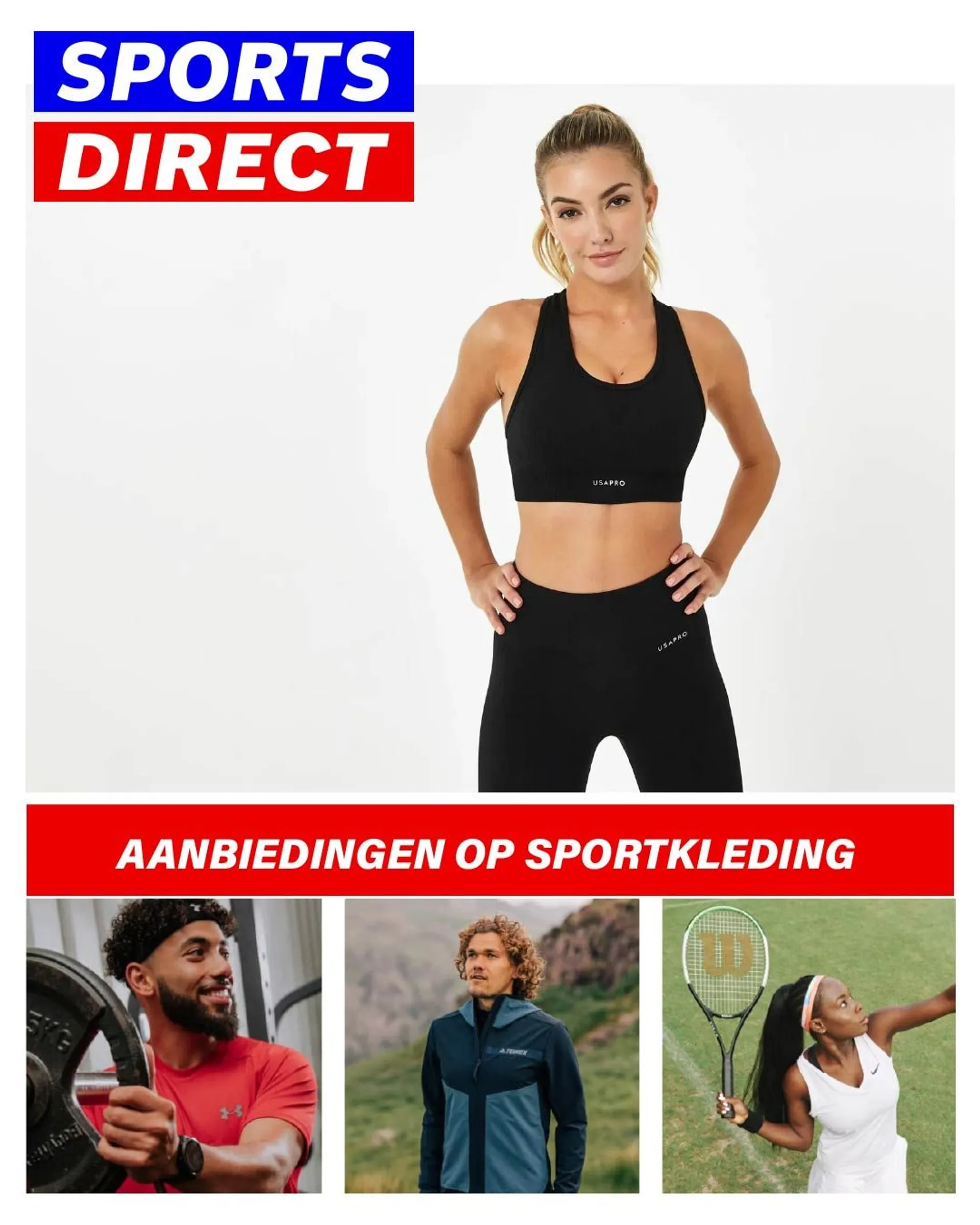 Sports Direct Sportkleding Aanbiedingen van 27 juni tot 2 juli 2024 - folder pagina 1