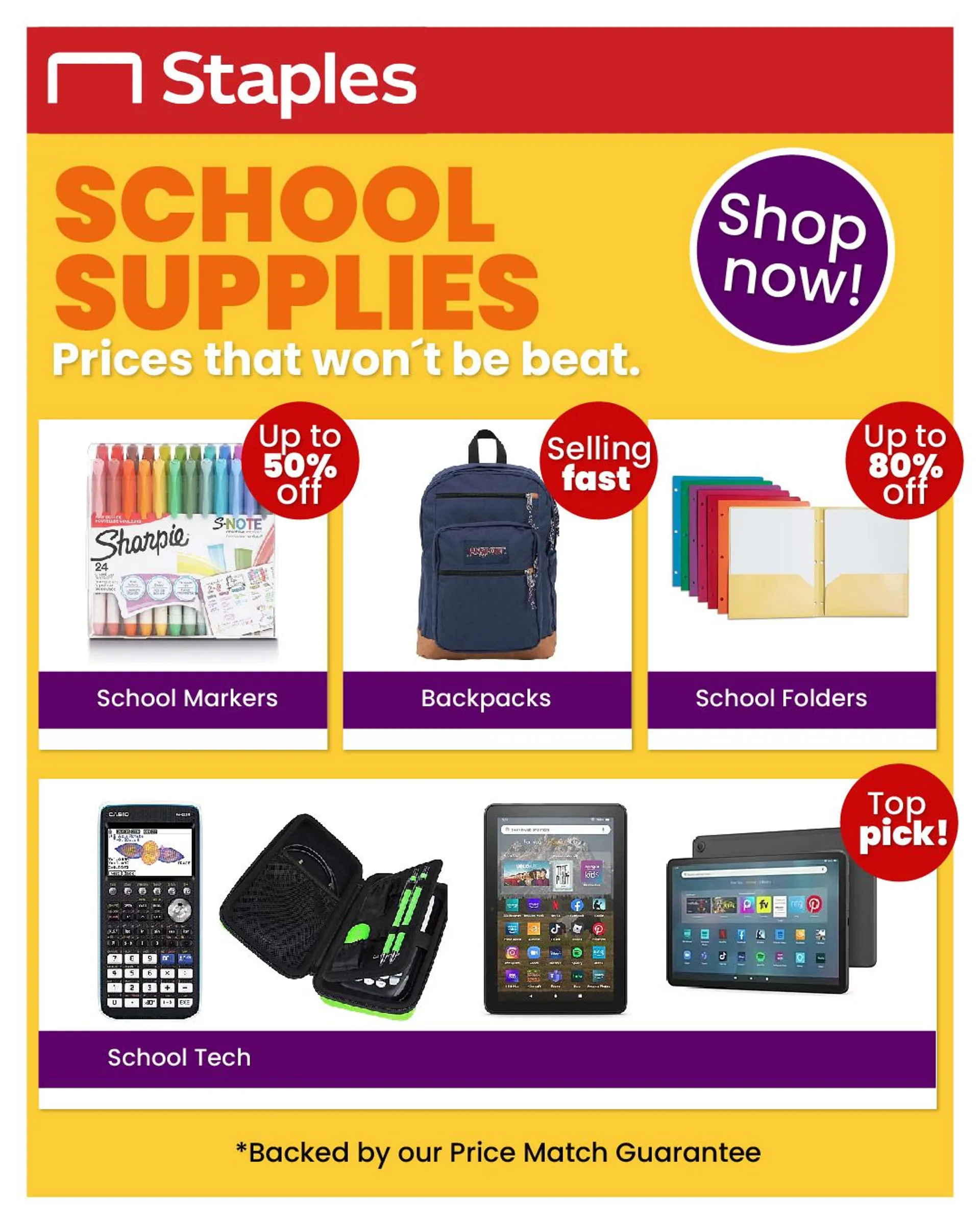 Weekly ad School Supplies from October 22 to October 30 2024 - Page 1