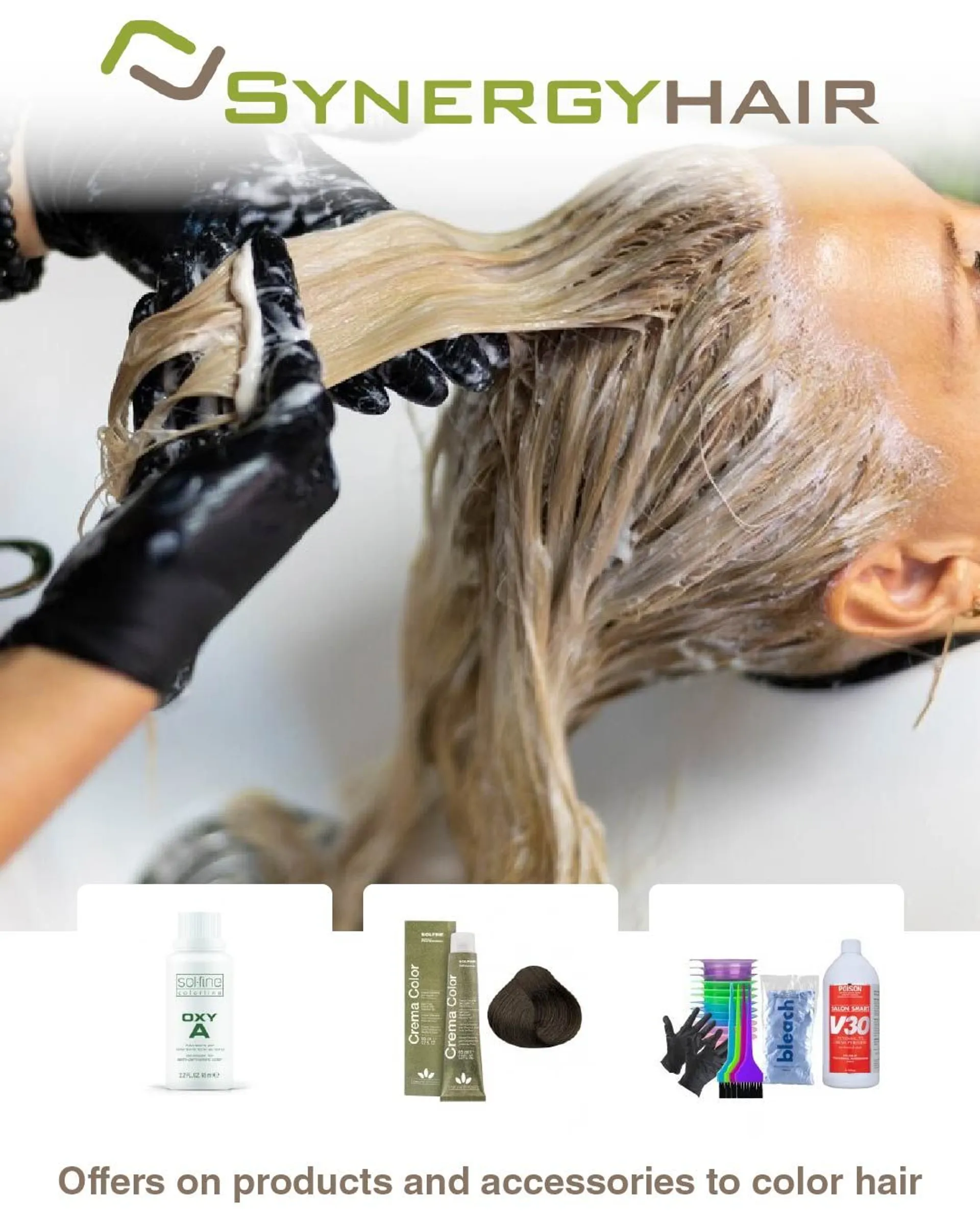 Offers on products and accessories to color hair. - 6 May 11 May 2024