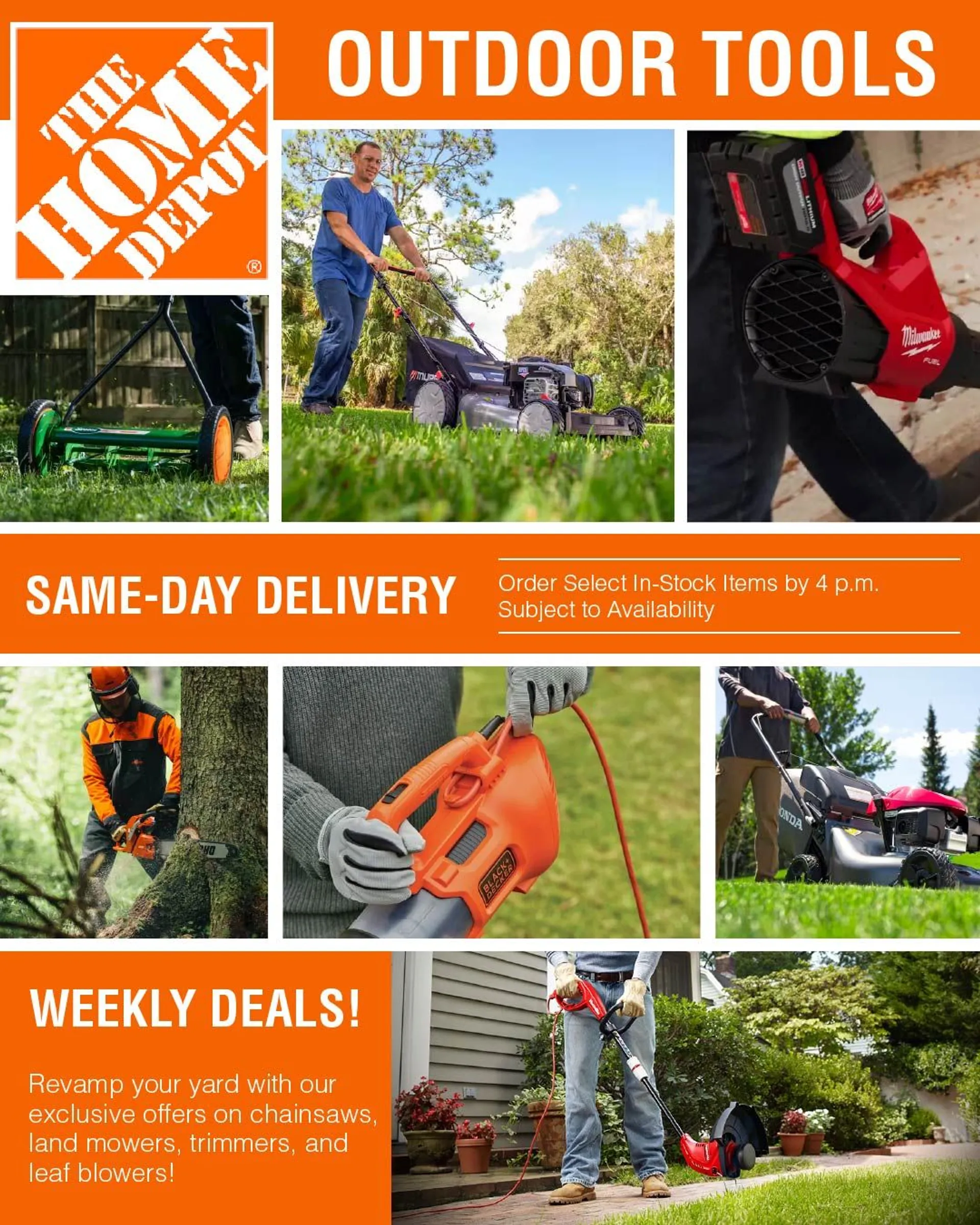 Weekly ad Outdoor Tools from September 3 to September 8 2024 - Page 1