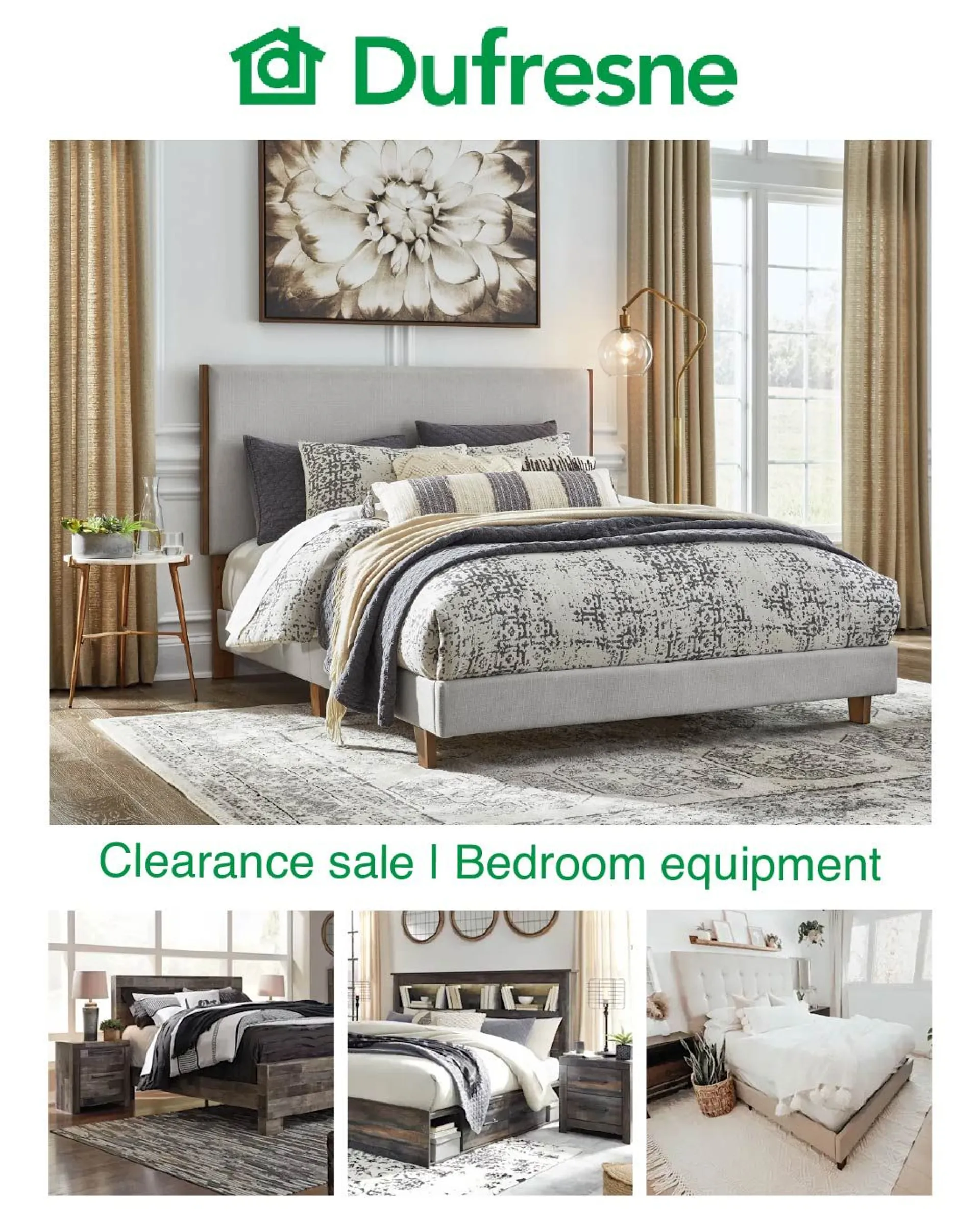 Offers on bedroom equipment. from April 24 to April 29 2024 - flyer page 1