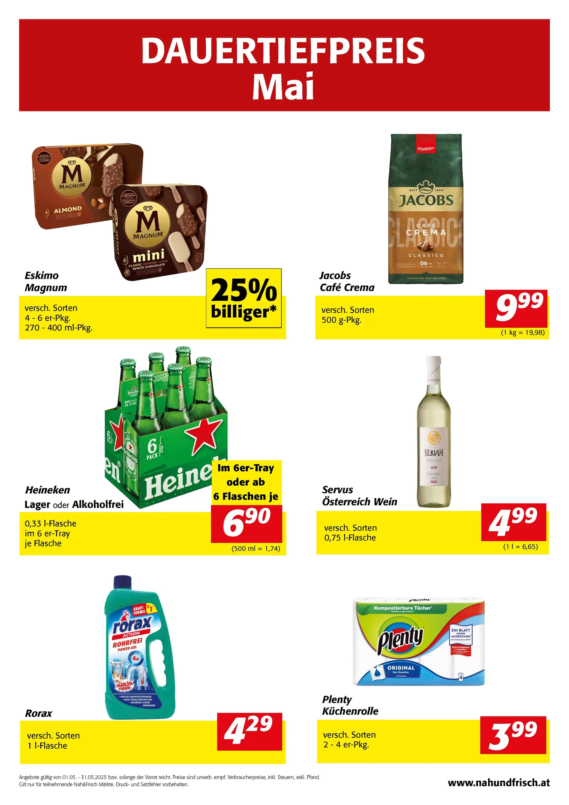 Nah & Frisch Prospekt von 16. Mai bis 31. Mai 2025 - Prospekt seite 