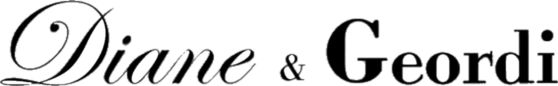 DIANE & GEORDI logo de catálogo