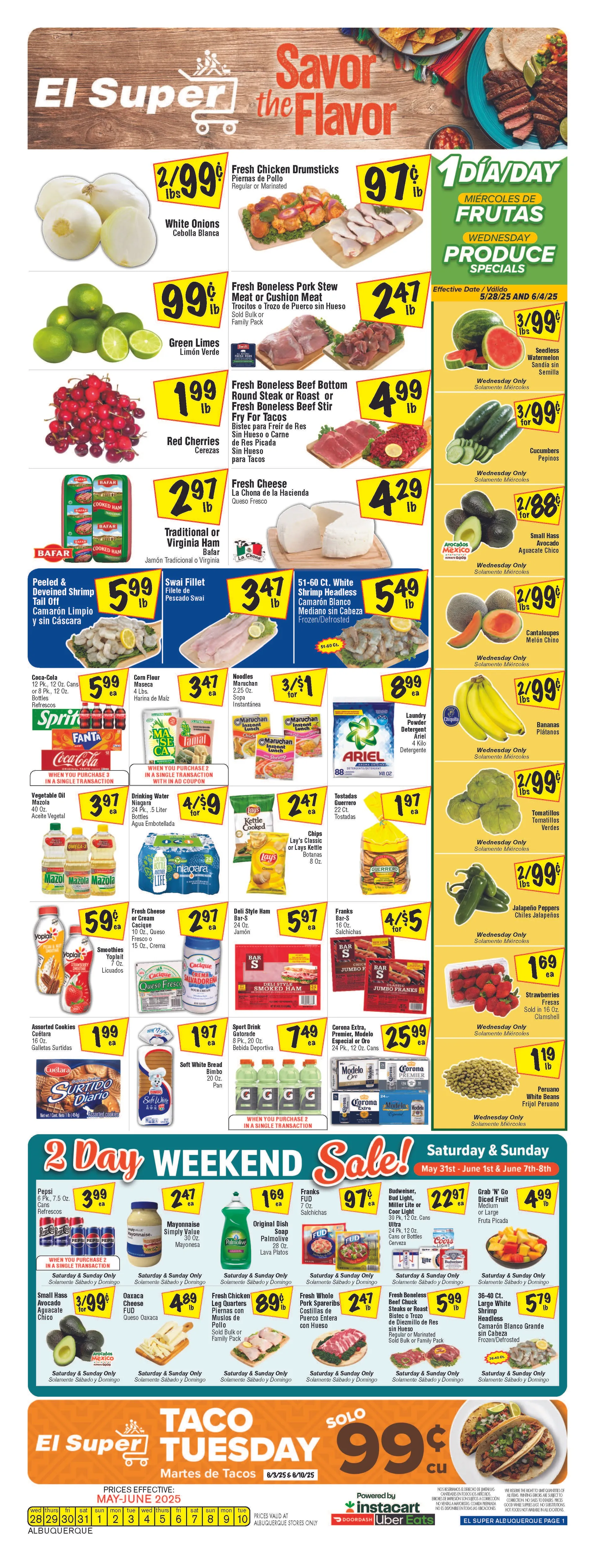 Weekly ad El Super weekly ads from May 28 to June 10 2025 - Page 1