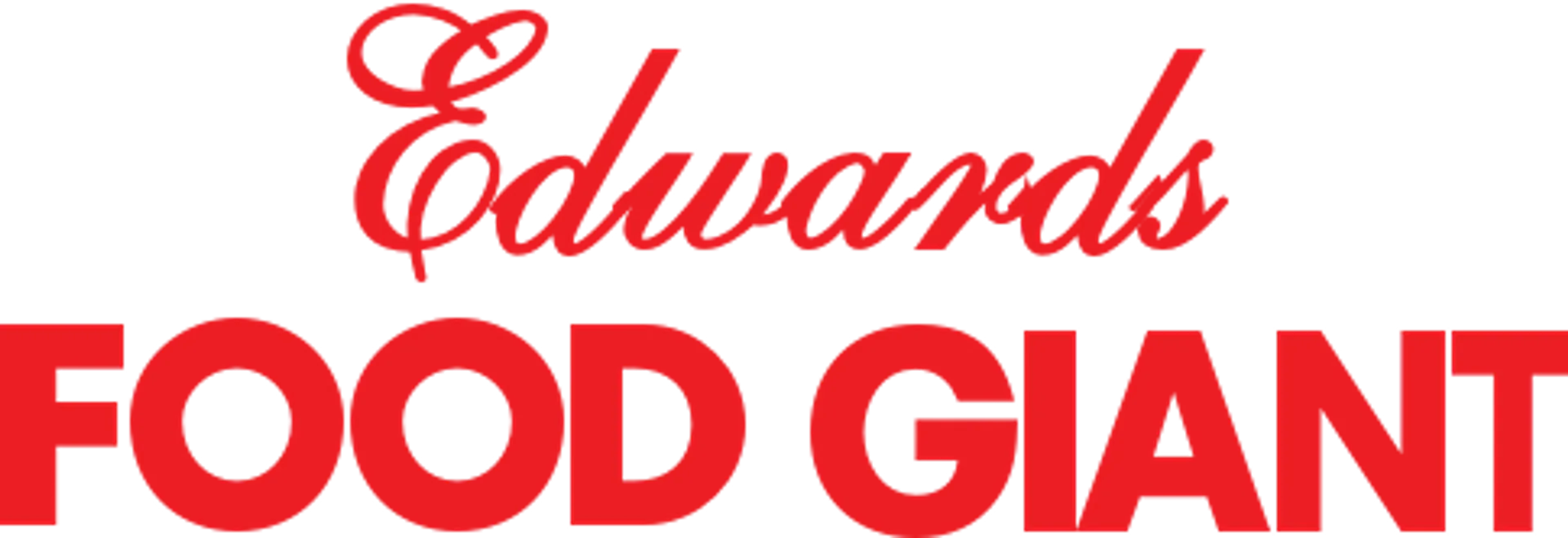 EDWARDS FOOD GIANT logo. Current weekly ad