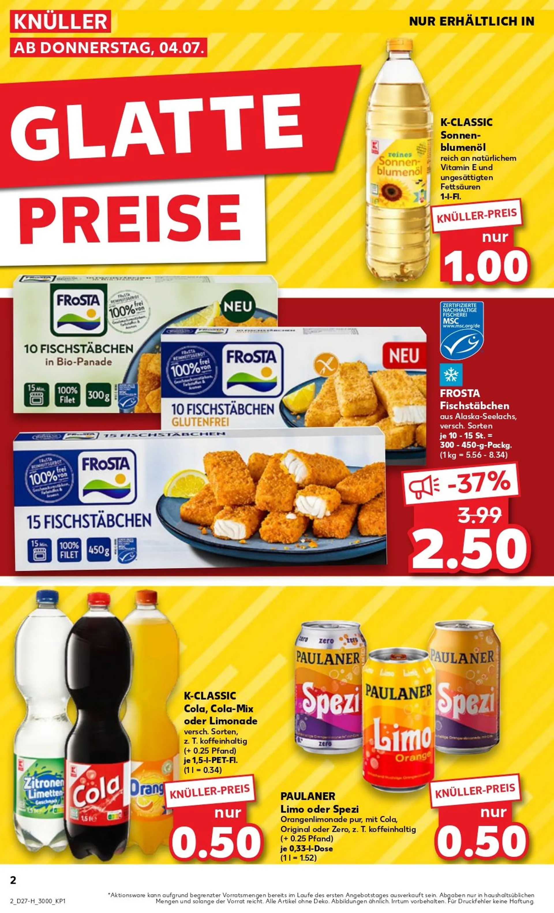 KAUFLAND ANGEBOTE von 7. Juli bis 10. Juli 2024 - Prospekt seite 4