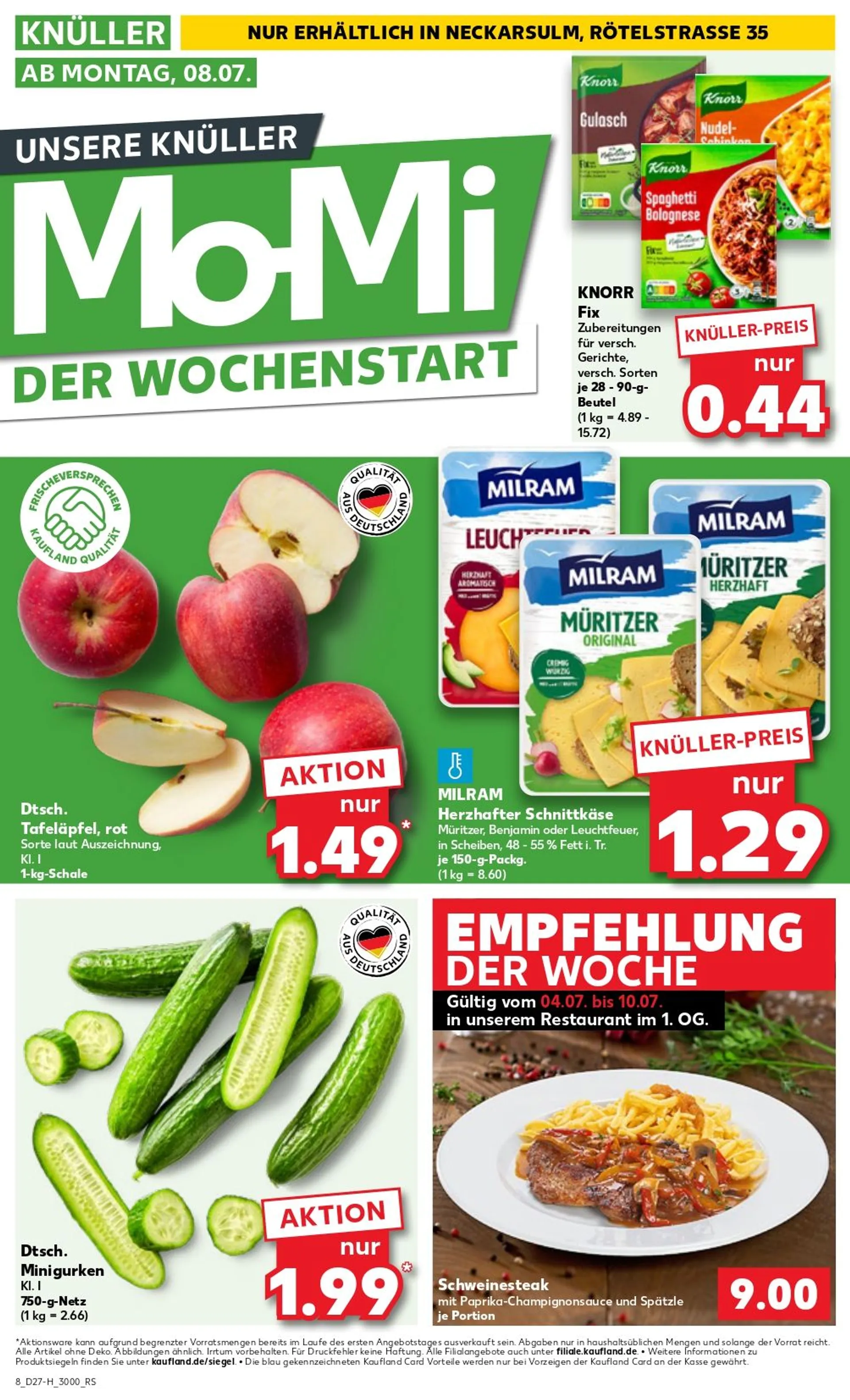 KAUFLAND ANGEBOTE von 7. Juli bis 10. Juli 2024 - Prospekt seite 8