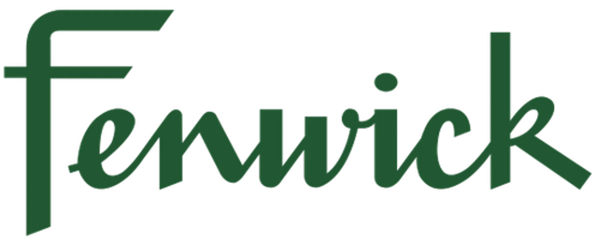 FENWICK logo. Current catalogue
