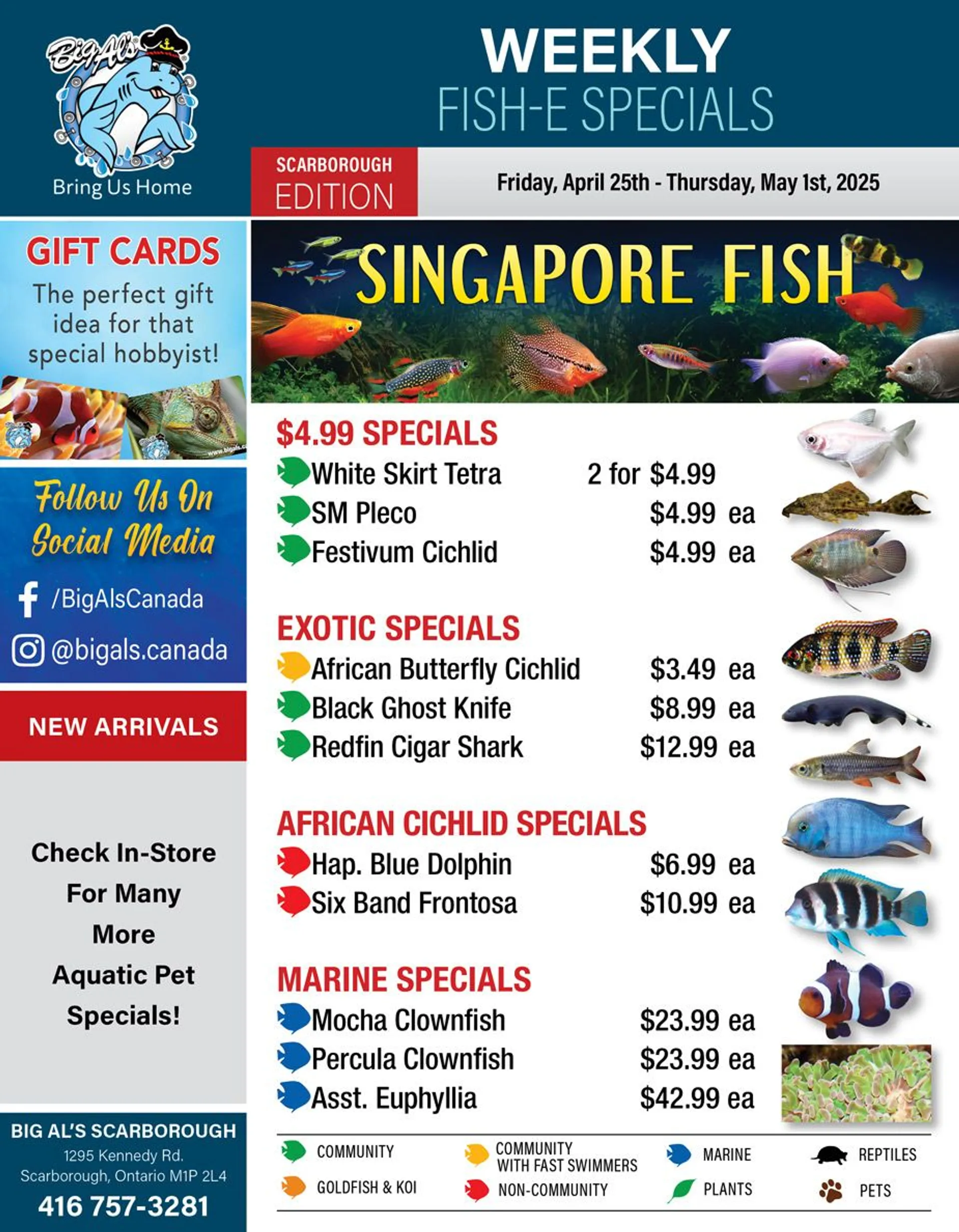 Big Al's Pets weekly flyer  from April 25 to May 2 2025 - flyer page 