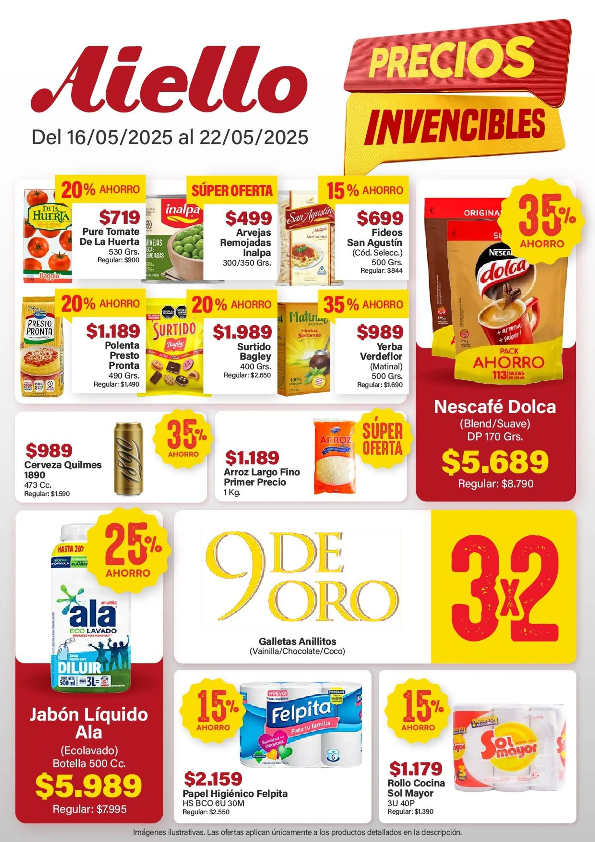 Ofertas de Aiello Supermercados Ofertas 16 de mayo al 22 de mayo 2025 - Página  del catálogo