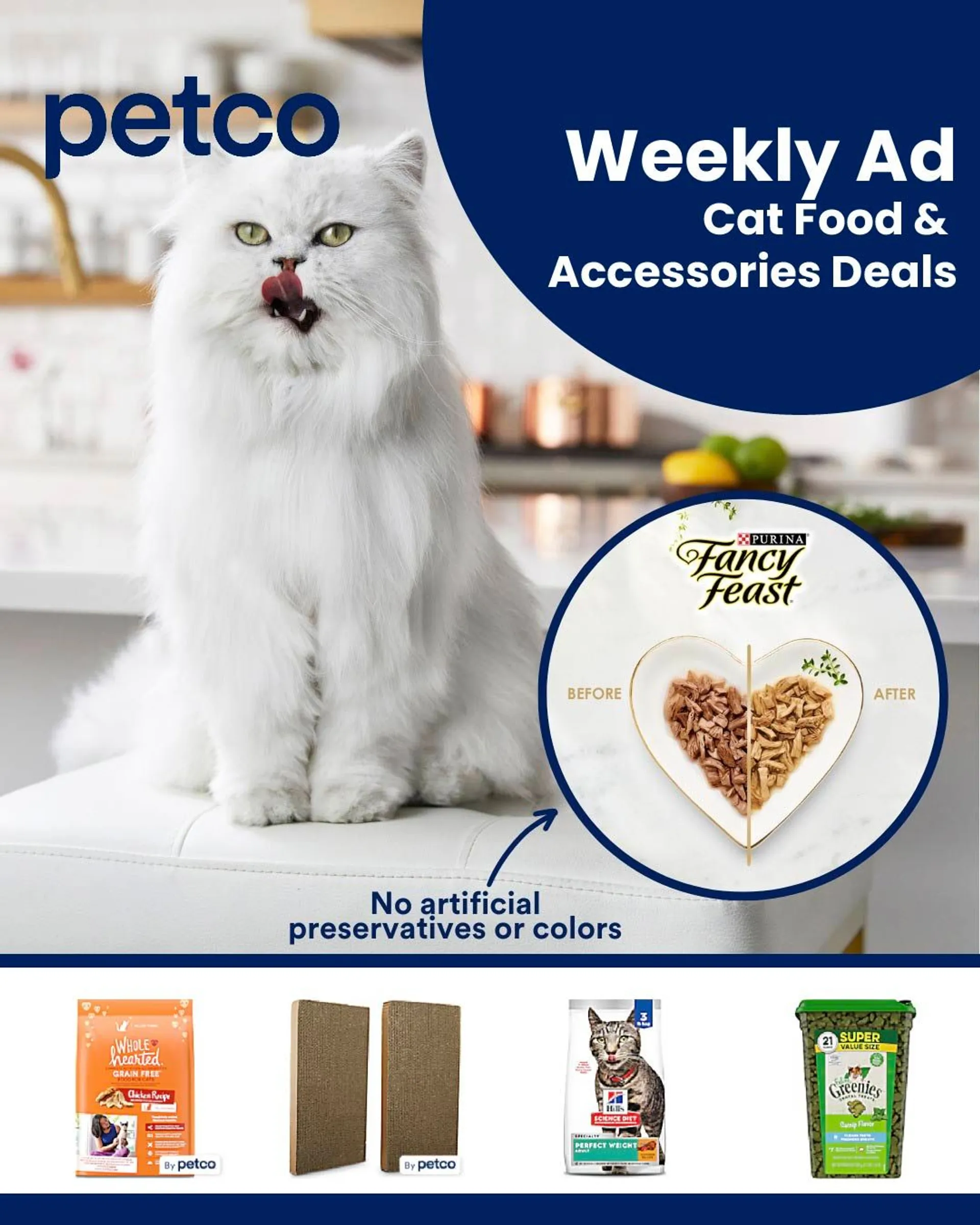 Weekly ad Petco Cat Food & Accessories Deals from July 24 to July 29 2024 - Page 