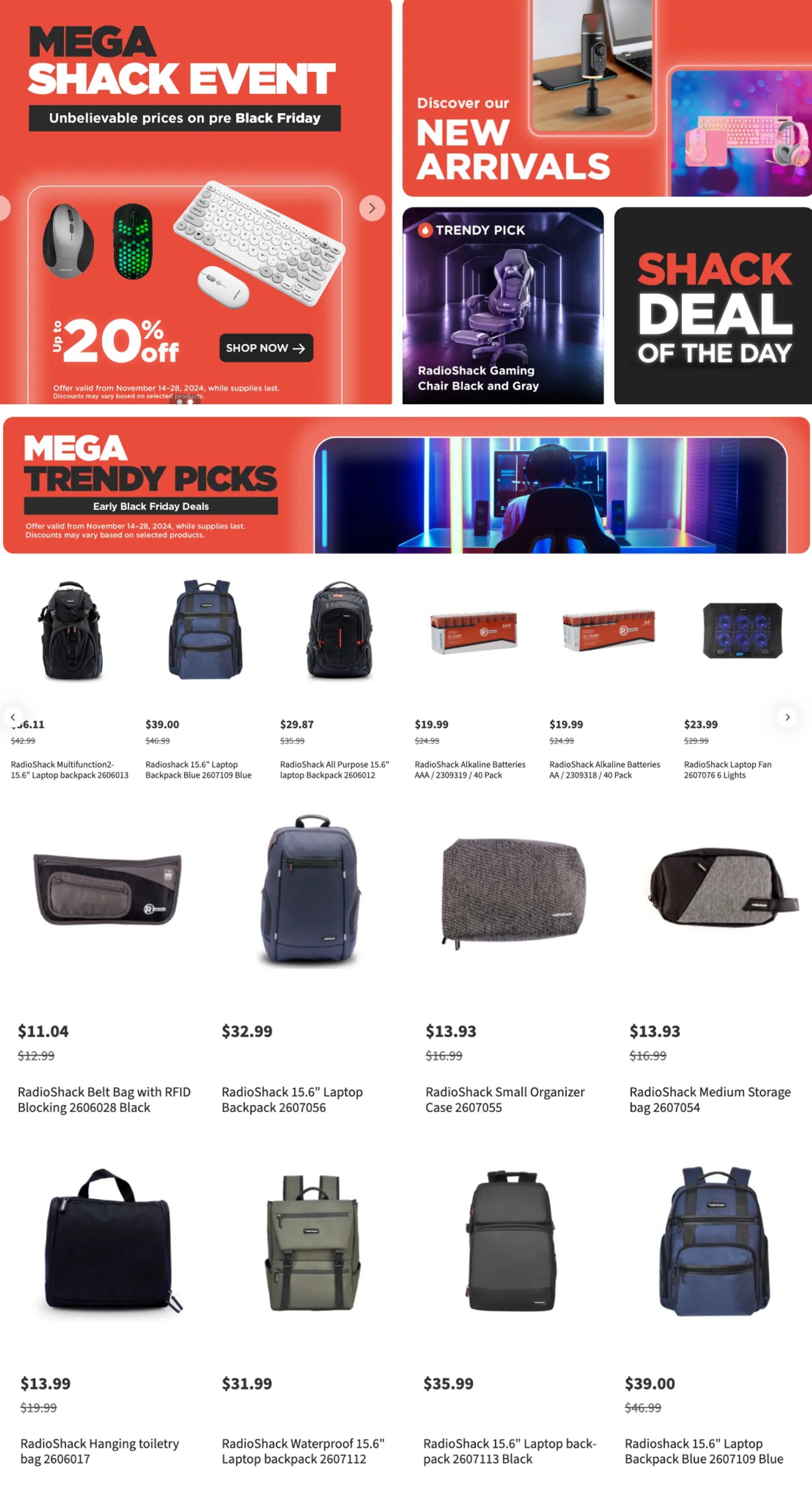 Weekly ad RadioShack;s Black Deals! from November 20 to November 30 2024 - Page 