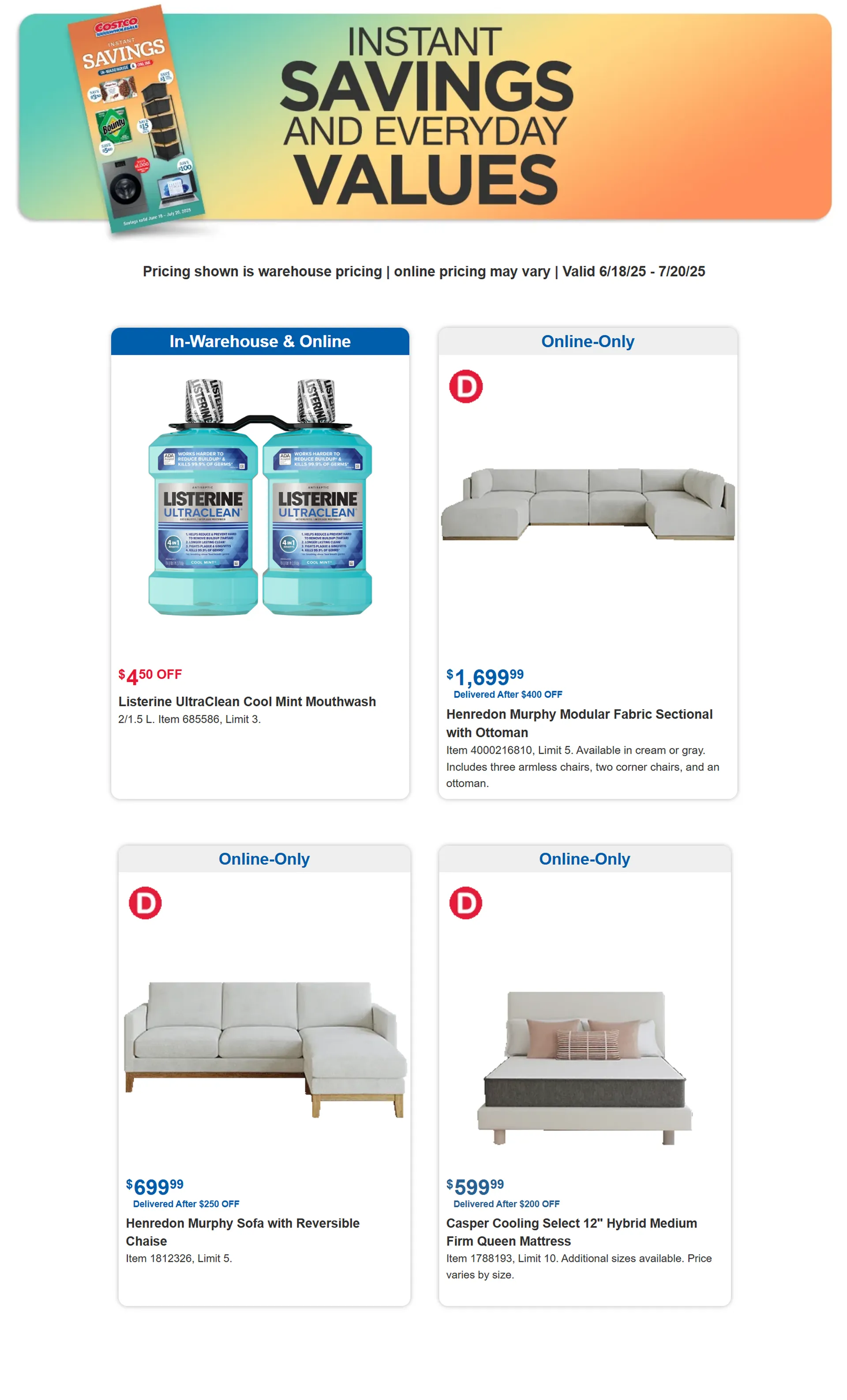 Weekly ad Weekly Savings from June 18 to July 20 2025 - Page 1