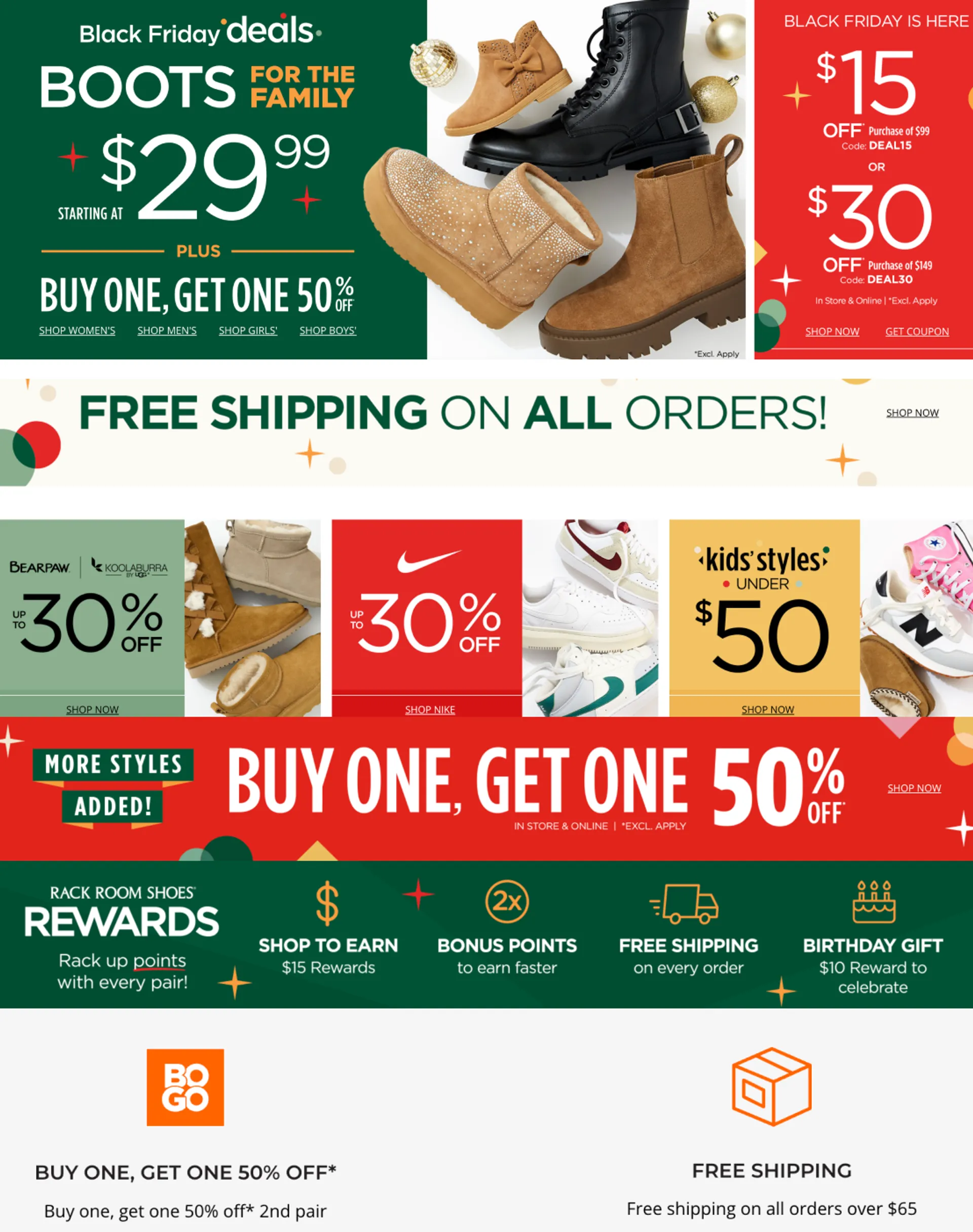 Weekly ad Best Black Friday Shoes Deals from November 20 to November 30 2024 - Page 