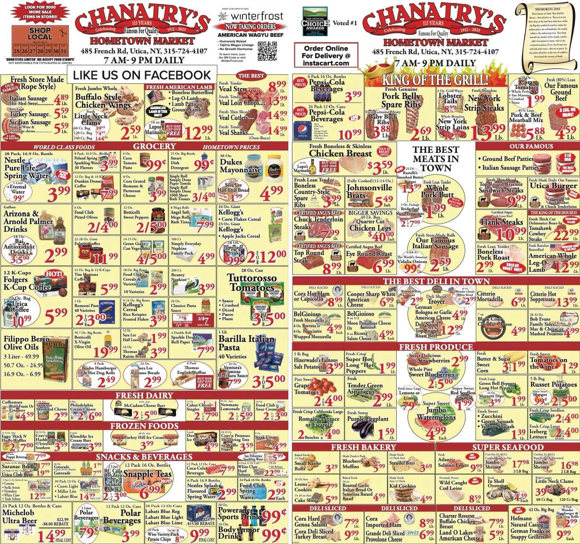 Weekly ad Chanatry's Hometown Market Sales from May 19 to June 2 2025 - Page 