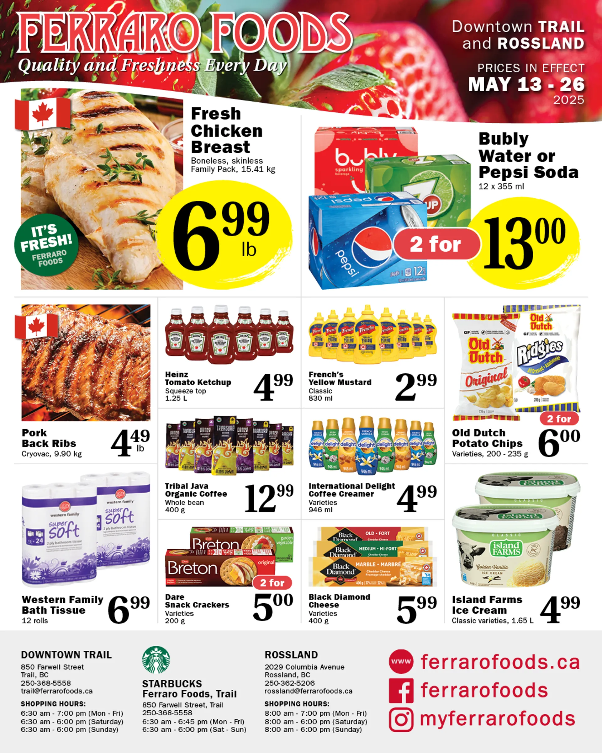 Ferraro Foods Sales from May 13 to May 26 2025 - flyer page 