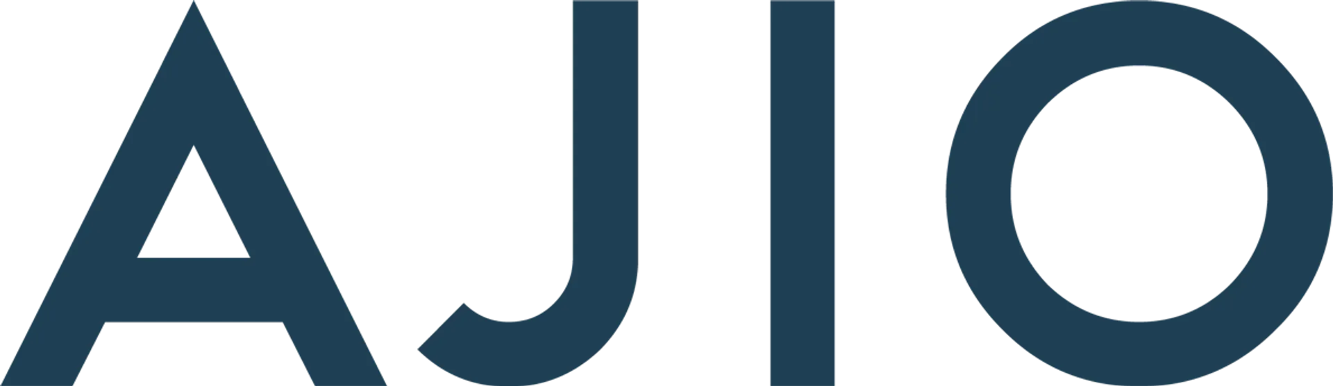 AJIO logo. Current catalogue