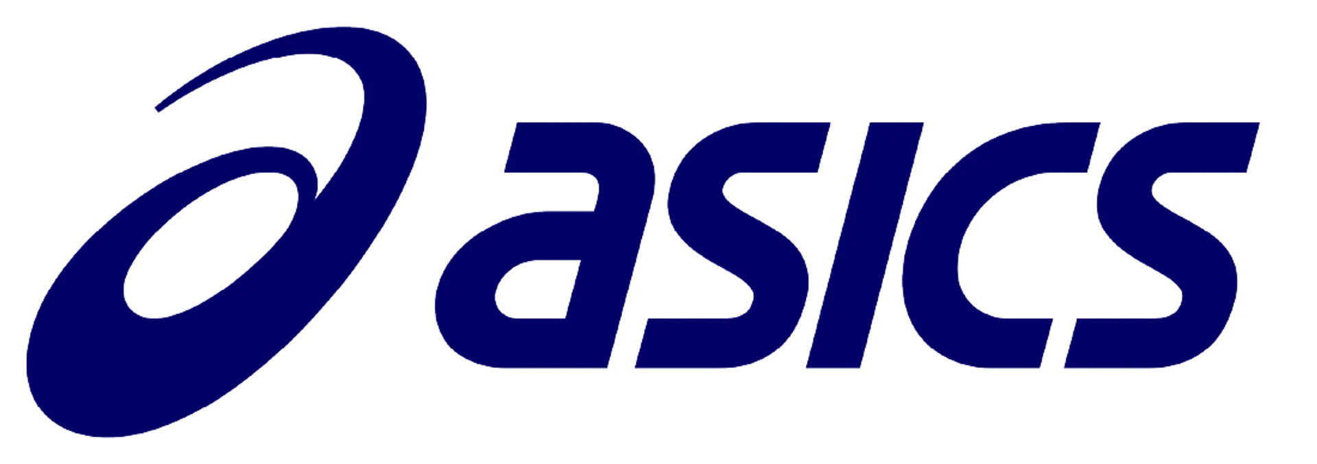 ASICS logo. Current catalogue