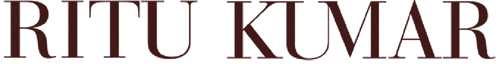 RITU KUMAR logo. Current catalogue