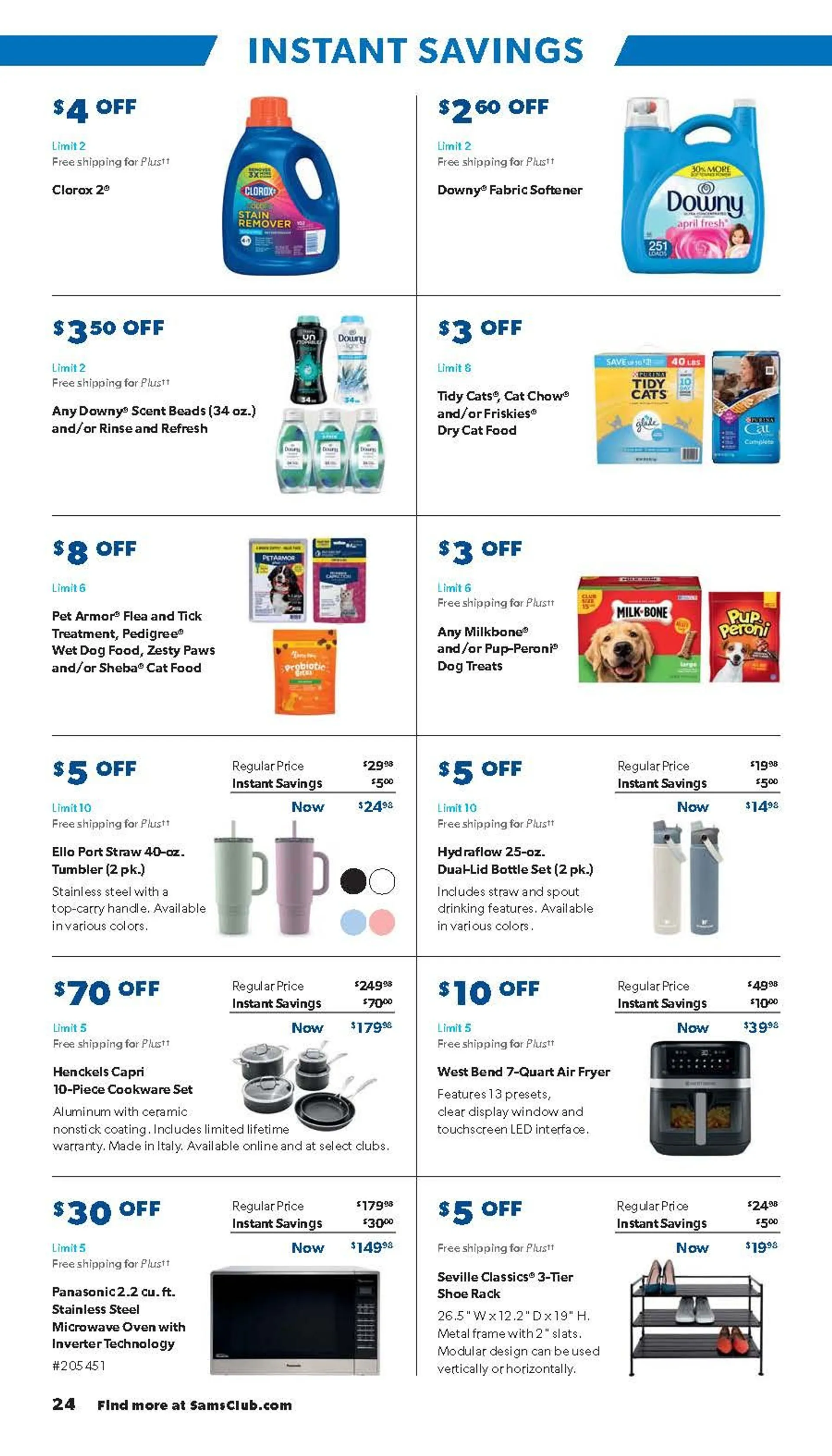 Weekly ad Sams Club Instant Savings from July 18 to August 18 2024 - Page 4