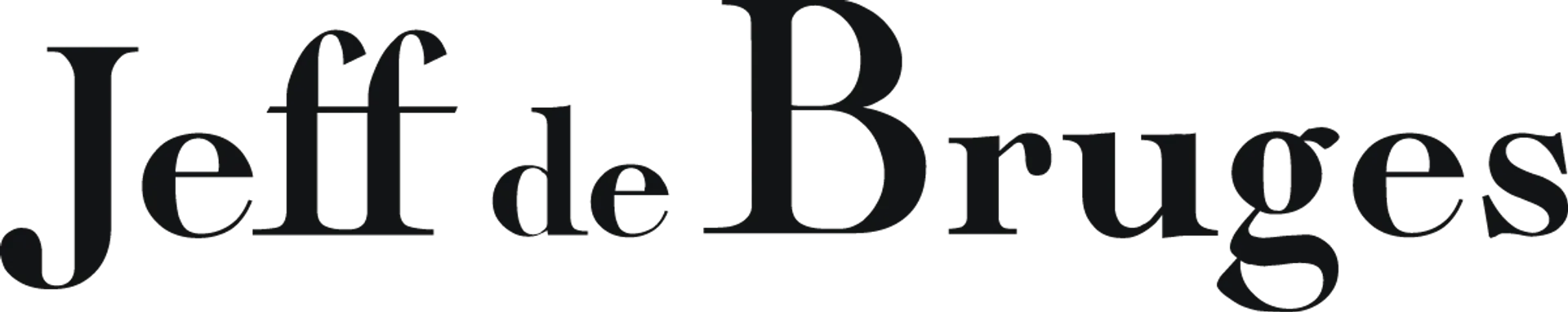 JEFF DE BRUGES logo du catalogue
