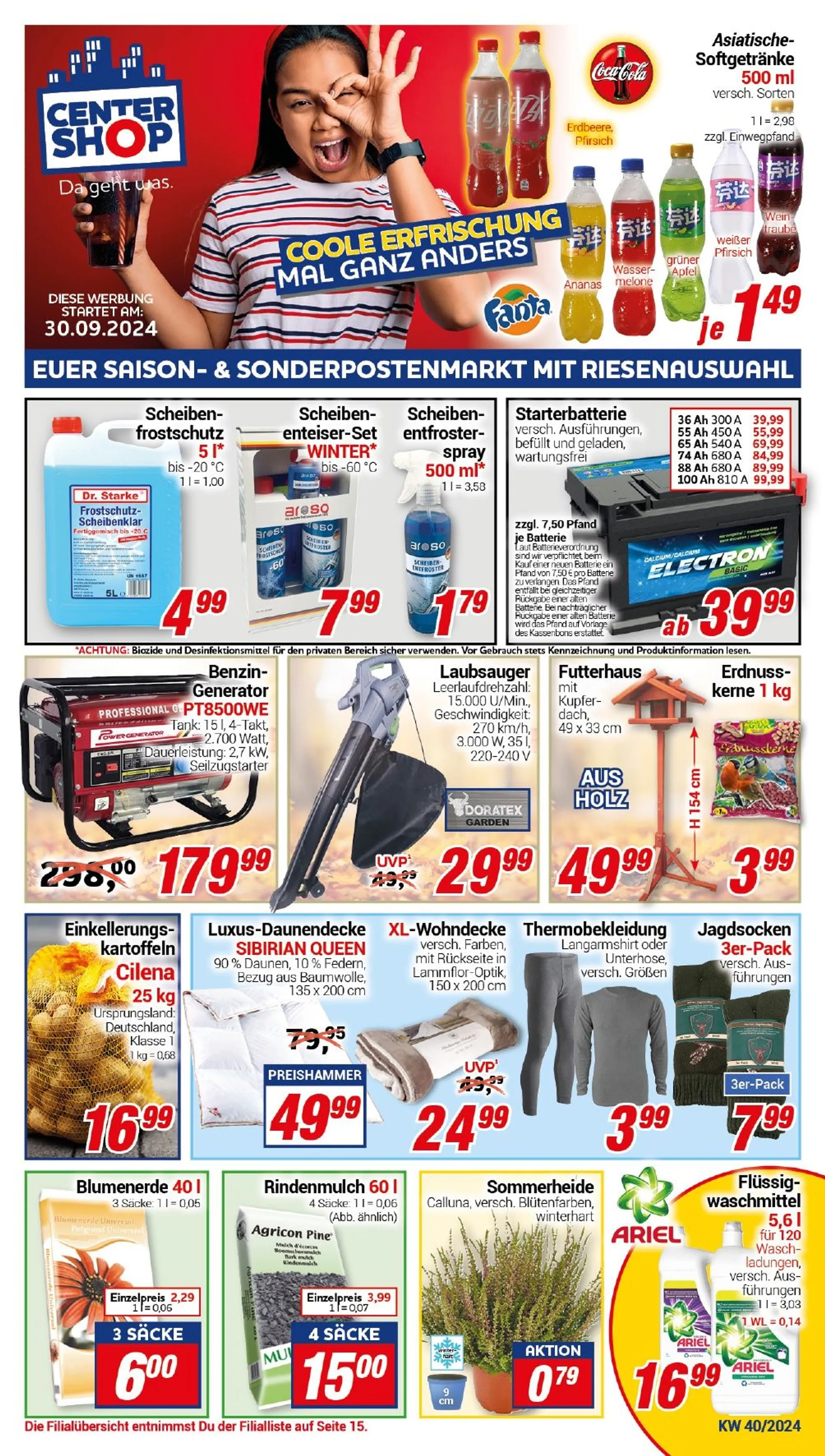 CENTERSHOP Angebote von 30. September bis 7. Oktober 2024 - Prospekt seite 