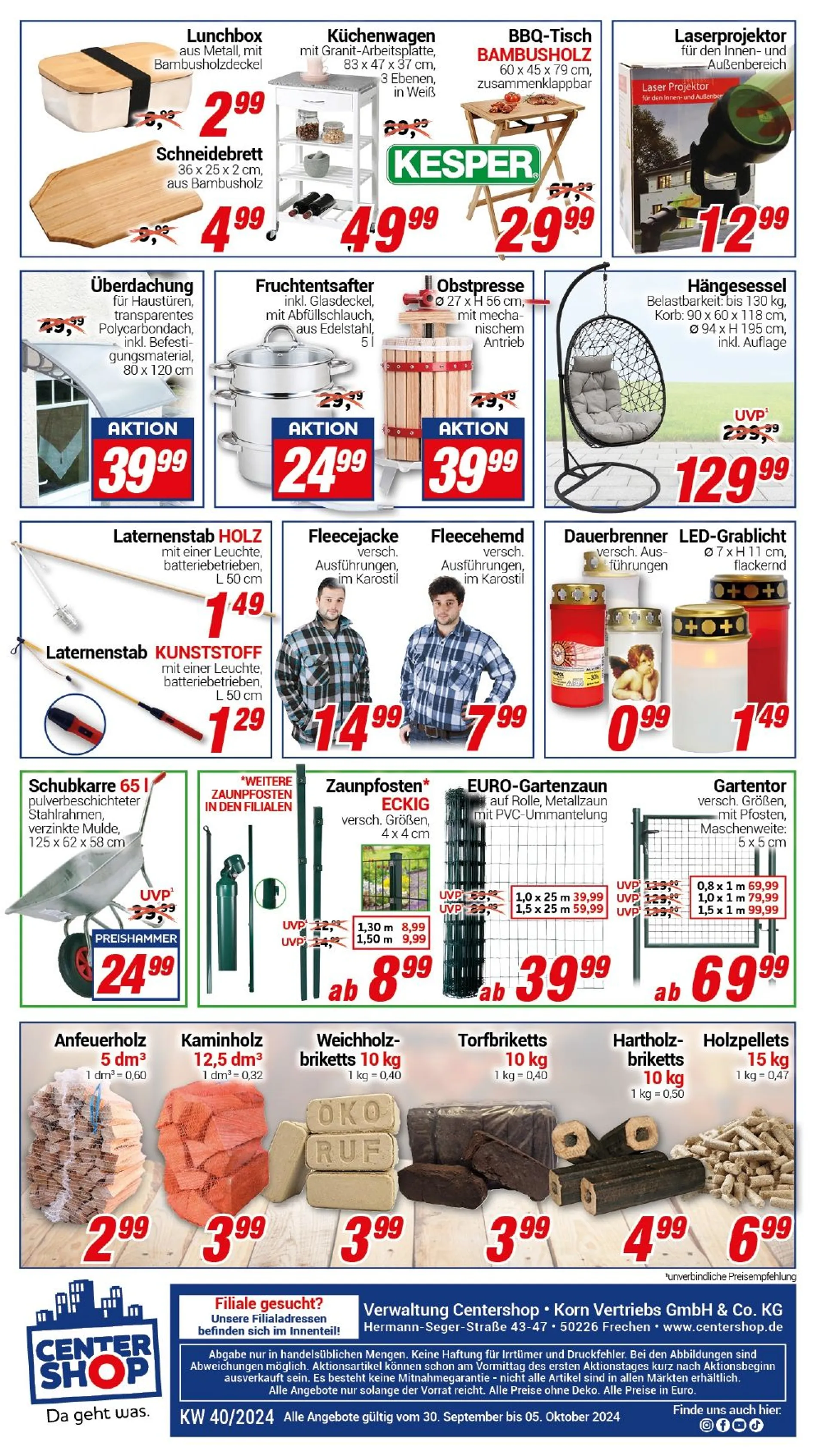 CENTERSHOP Angebote von 30. September bis 7. Oktober 2024 - Prospekt seite 16