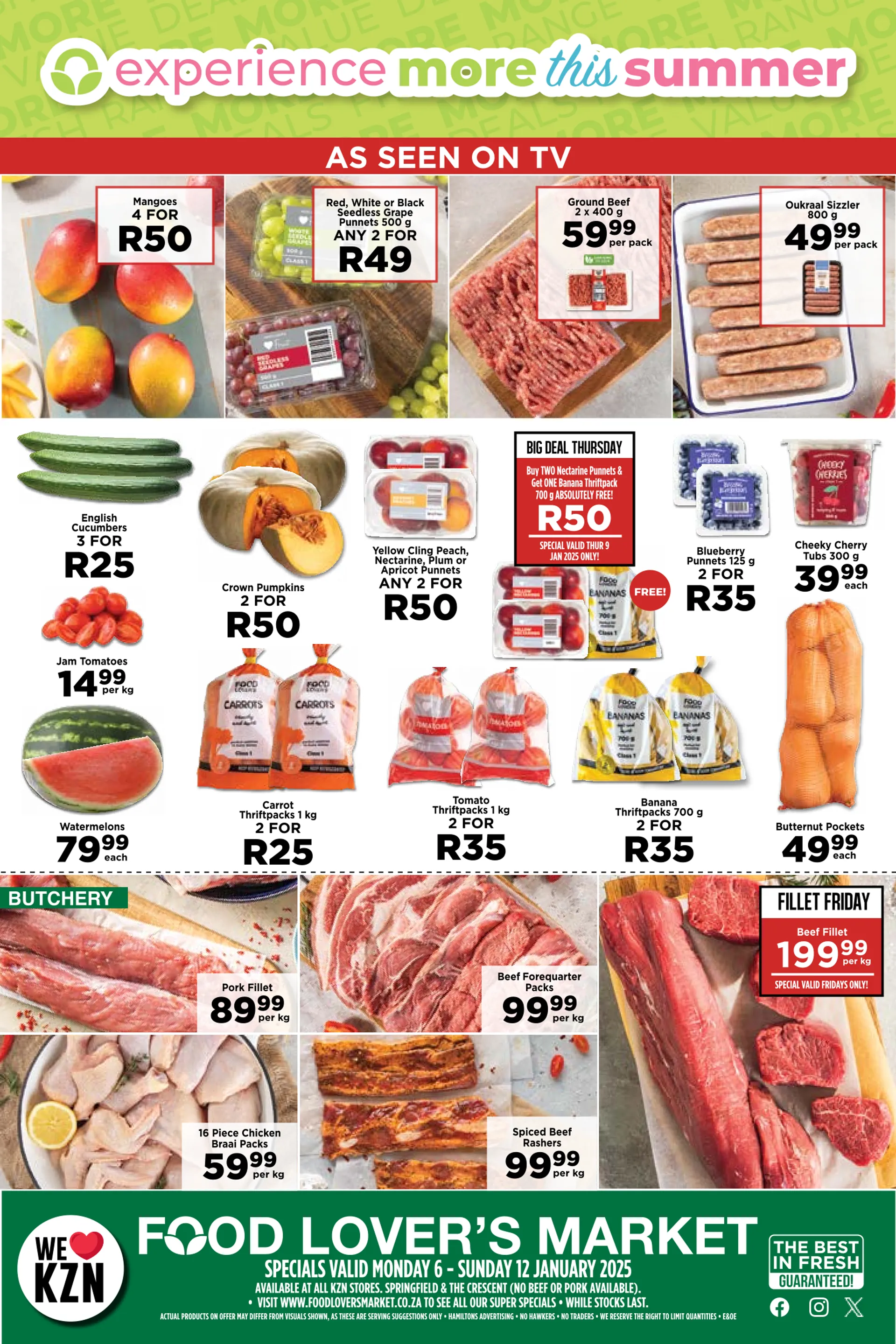 Food Lover's Market KwaZulu from 6 January to 12 January 2025 - Catalogue Page 