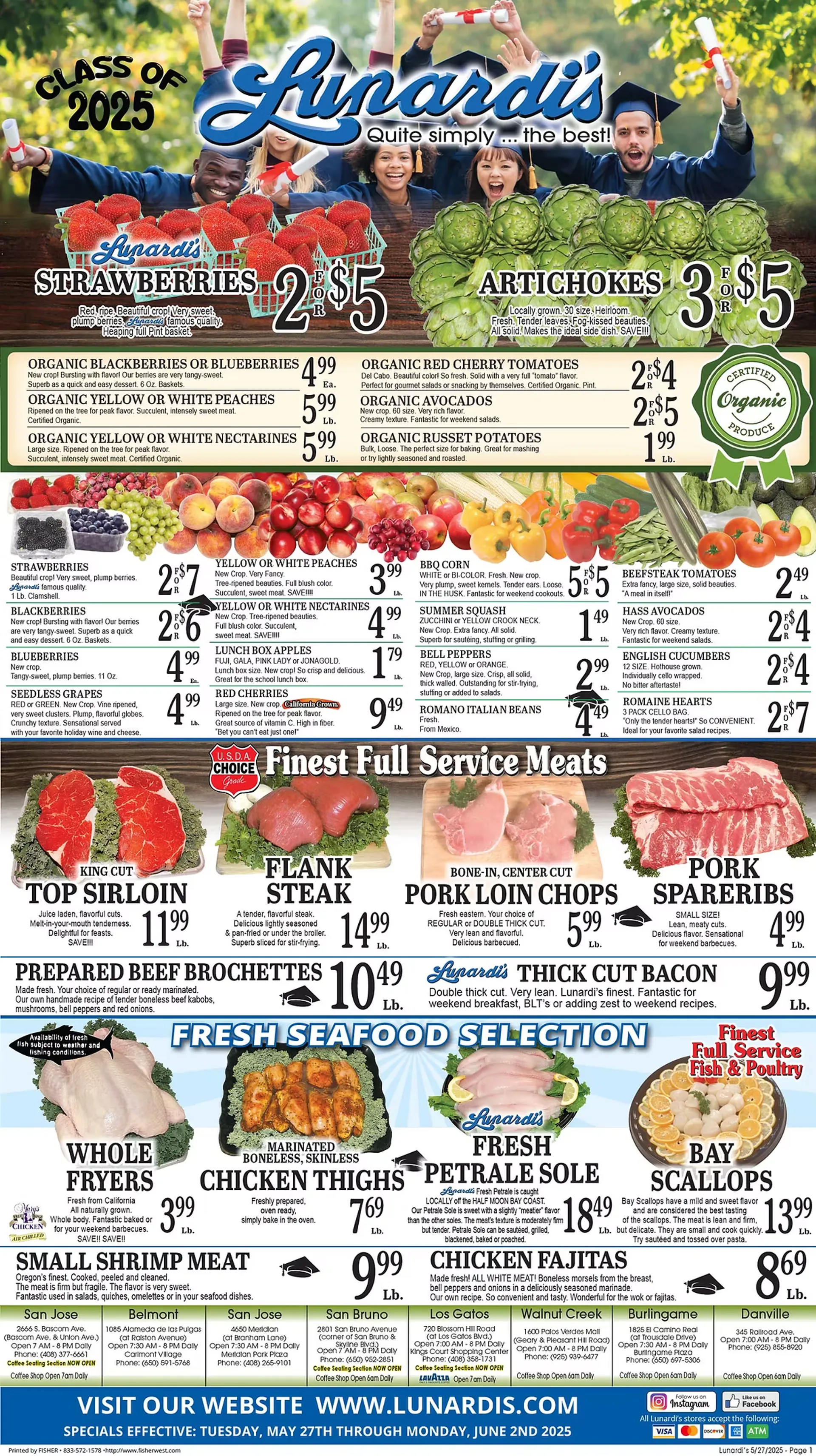Weekly ad Lunardi's Sales from May 27 to June 2 2025 - Page 1