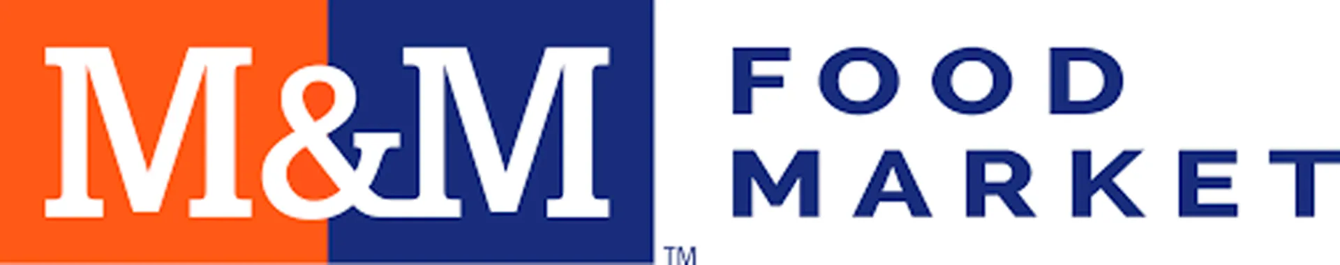 M&M FOOD MARKET logo