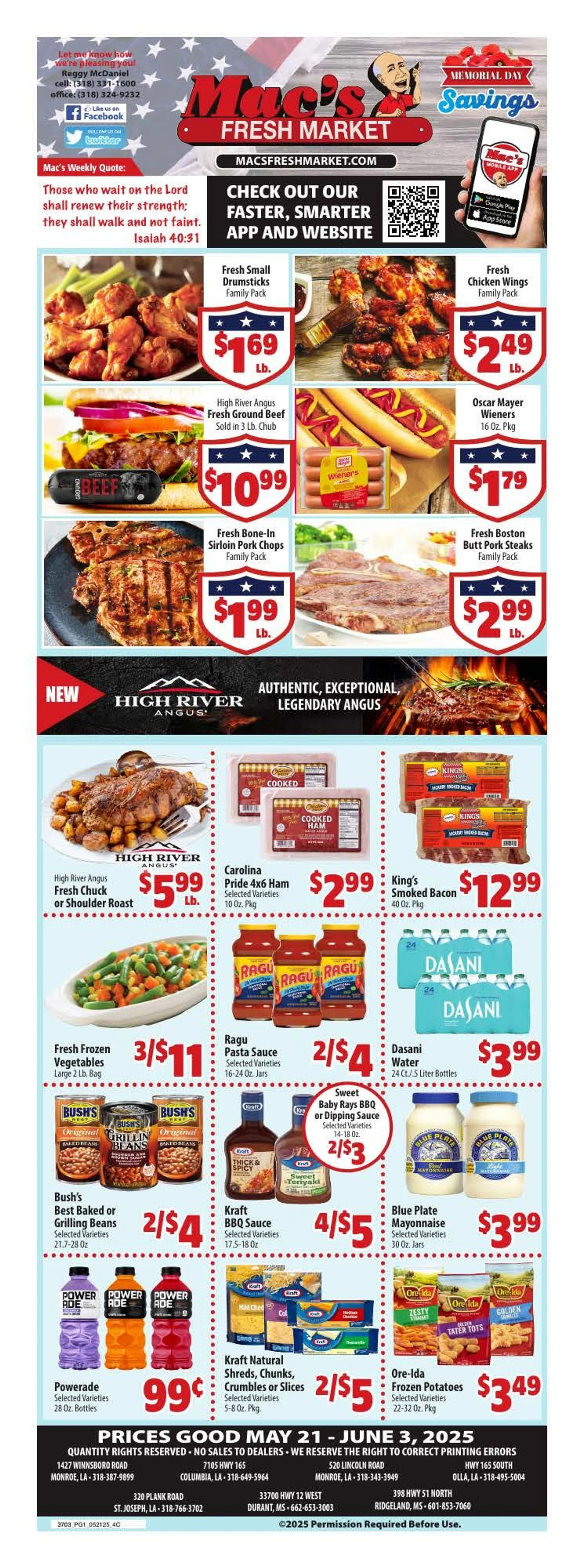 Weekly ad Mac's Freshmarket Sales from May 21 to June 3 2025 - Page 