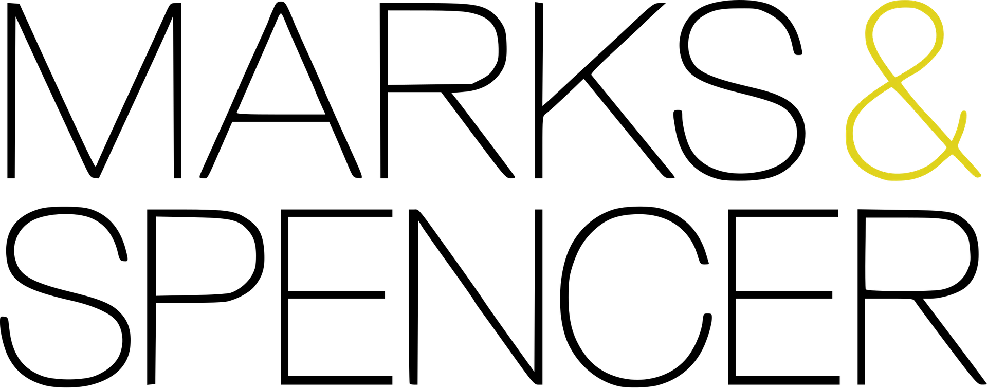 MARKS & SPENCER logo. Current catalogue