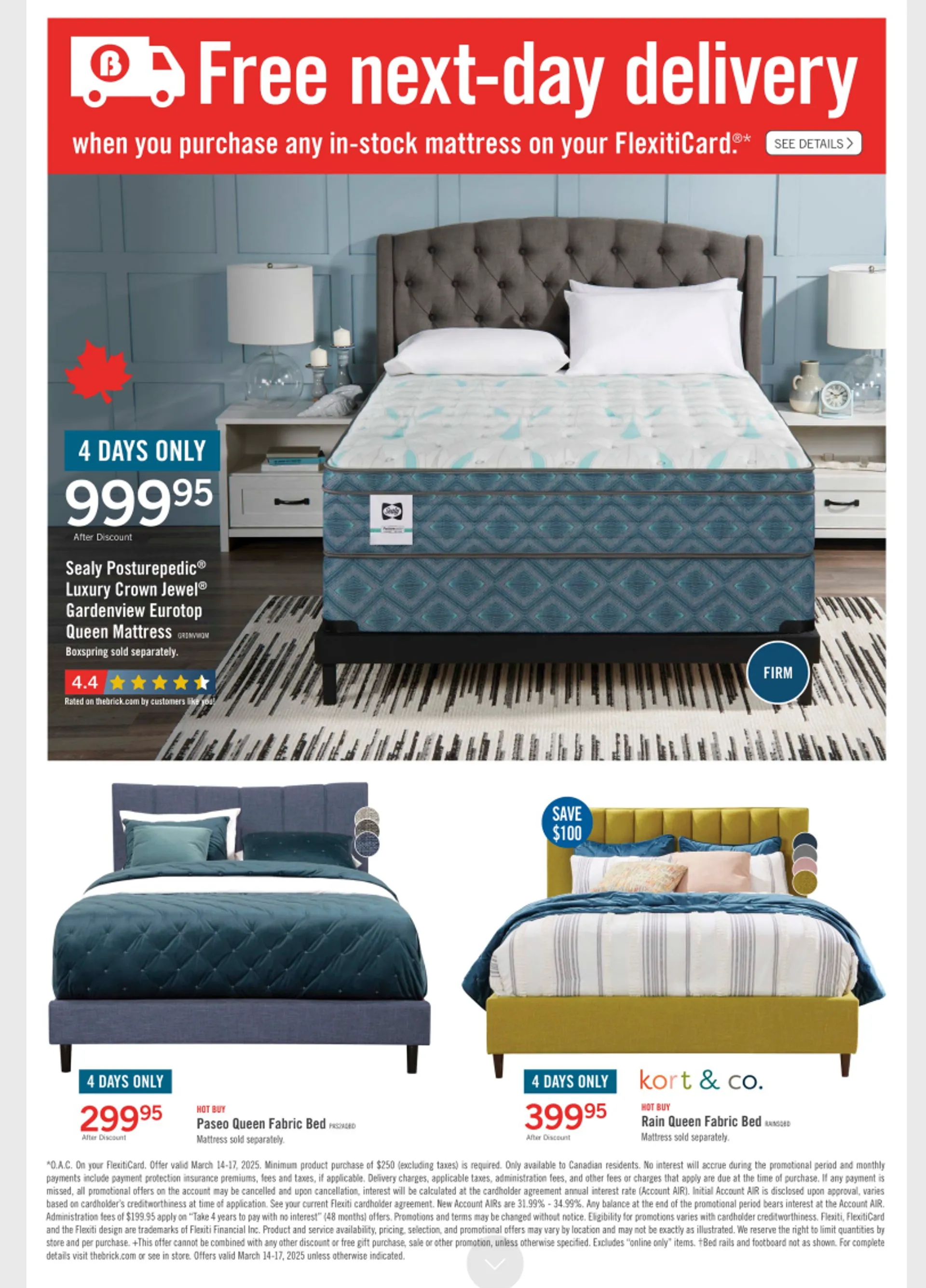 The Brick Weekly Ad from March 13 to March 26 2025 - flyer page 