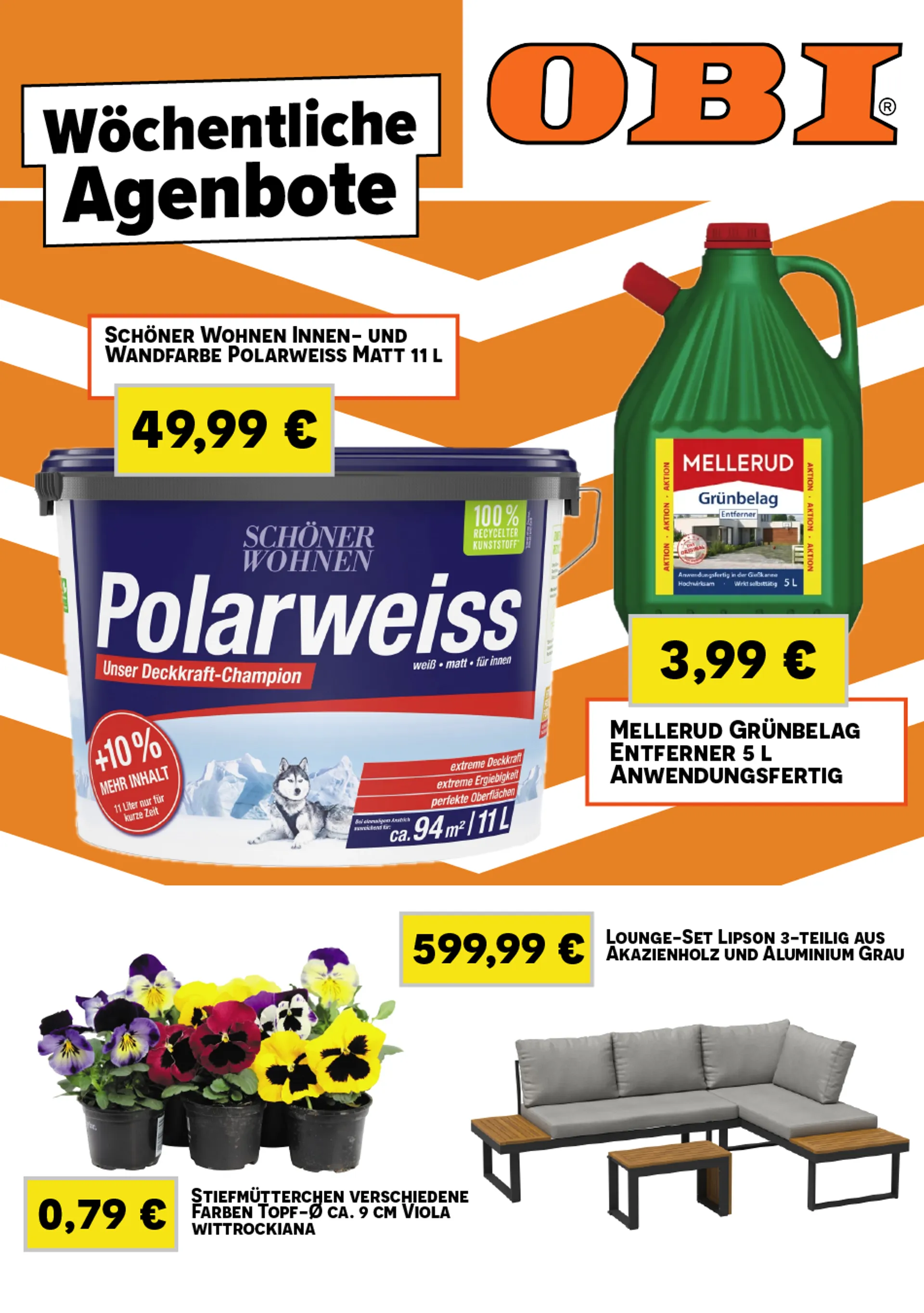 OBI Deals & Rabatte von 5. März bis 26. März 2025 - Prospekt seite 1