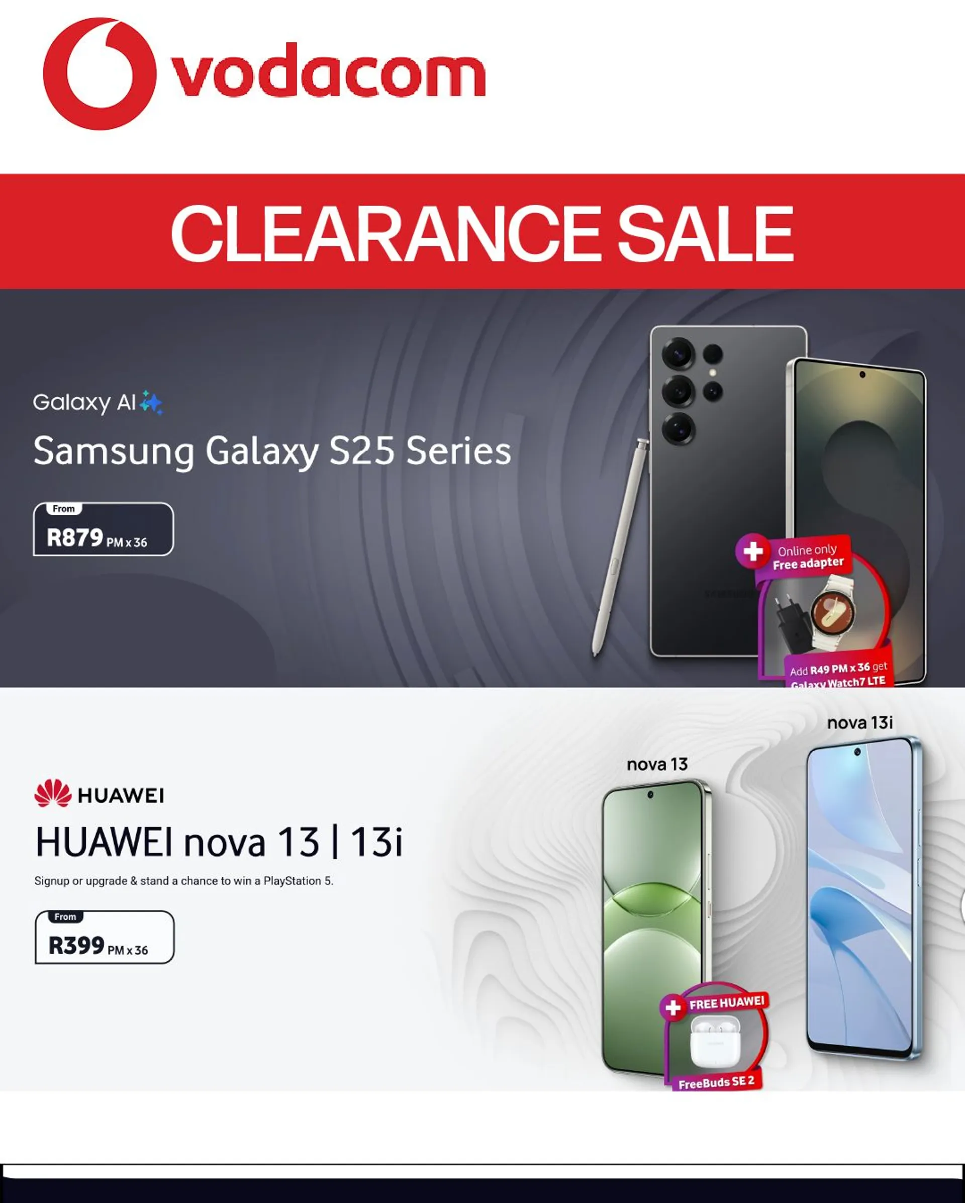 Vodacom Weekly Flyer from 7 March to 21 March 2025 - Catalogue Page 1