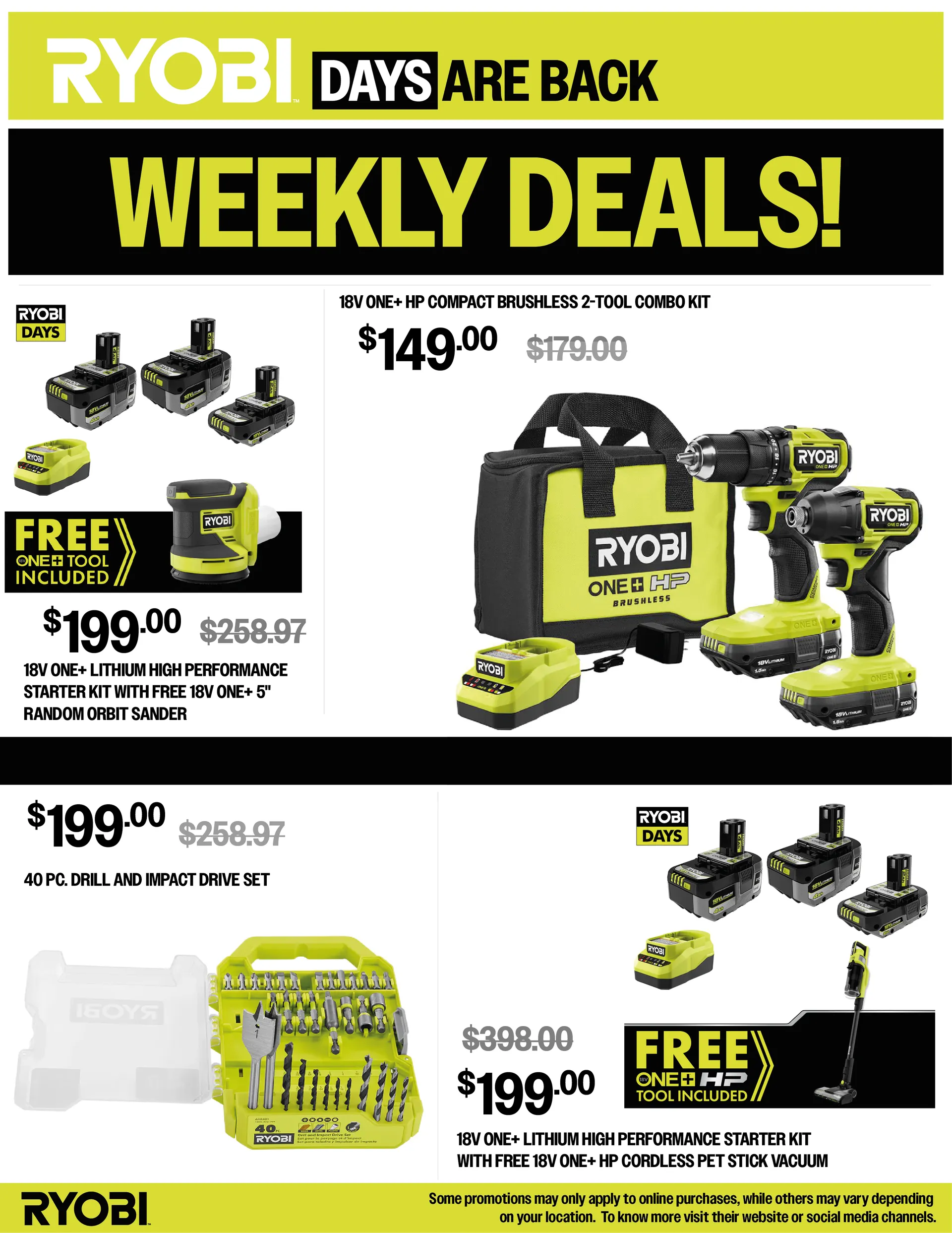 Weekly ad Ryobi Weekly Ad from June 10 to June 24 2025 - Page 1