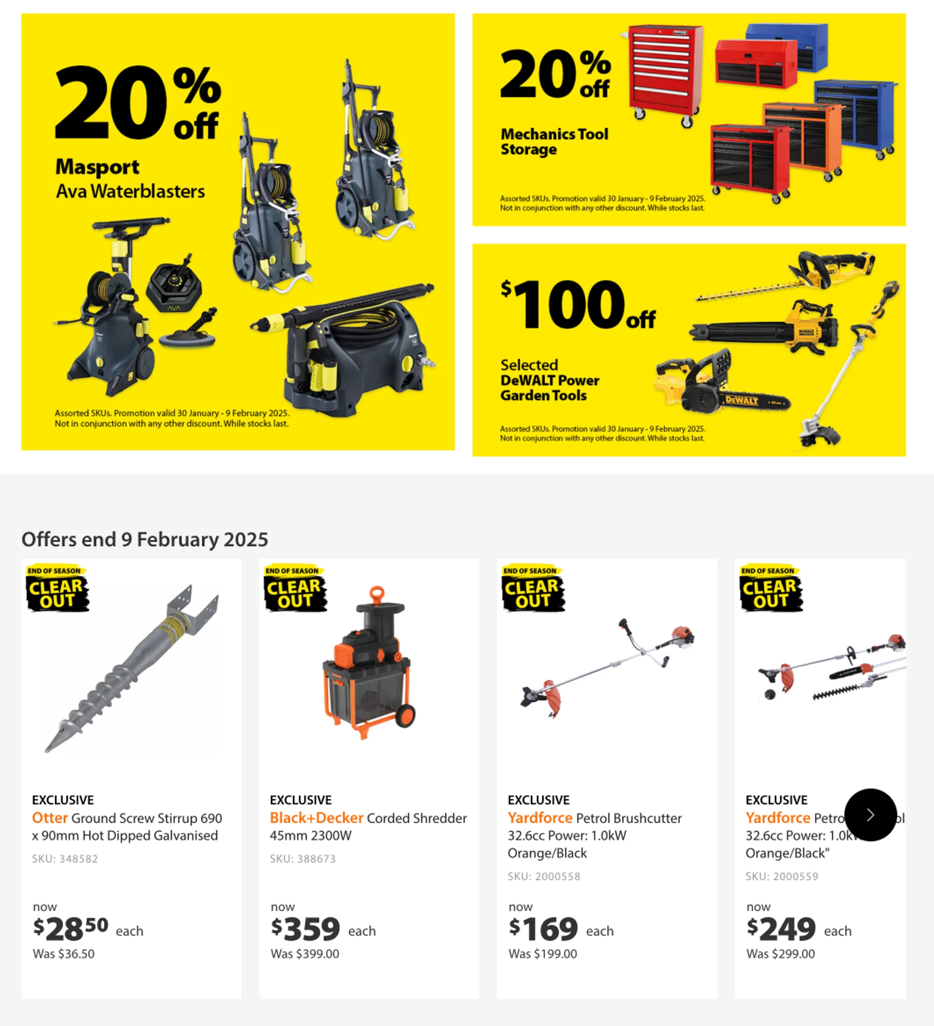 Mitre 10 special deal from 30 January to 9 February 2025 - Catalogue Page 3