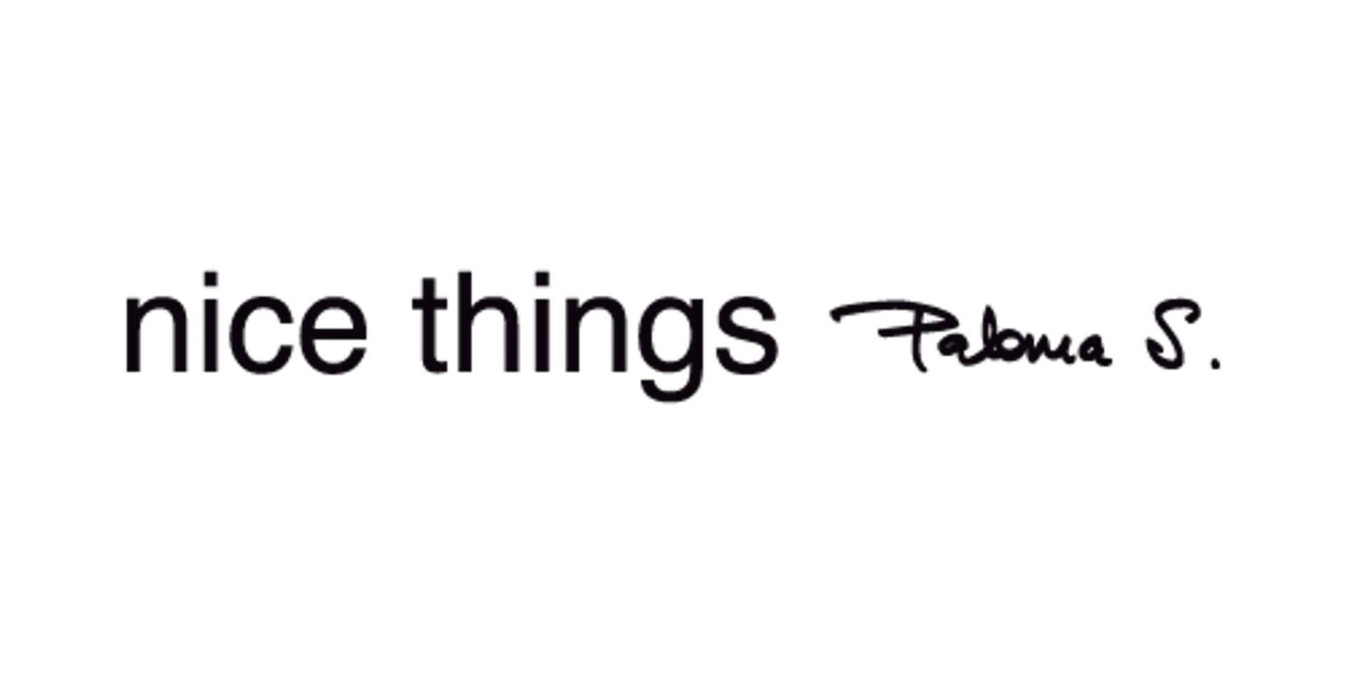 NICE THING logo
