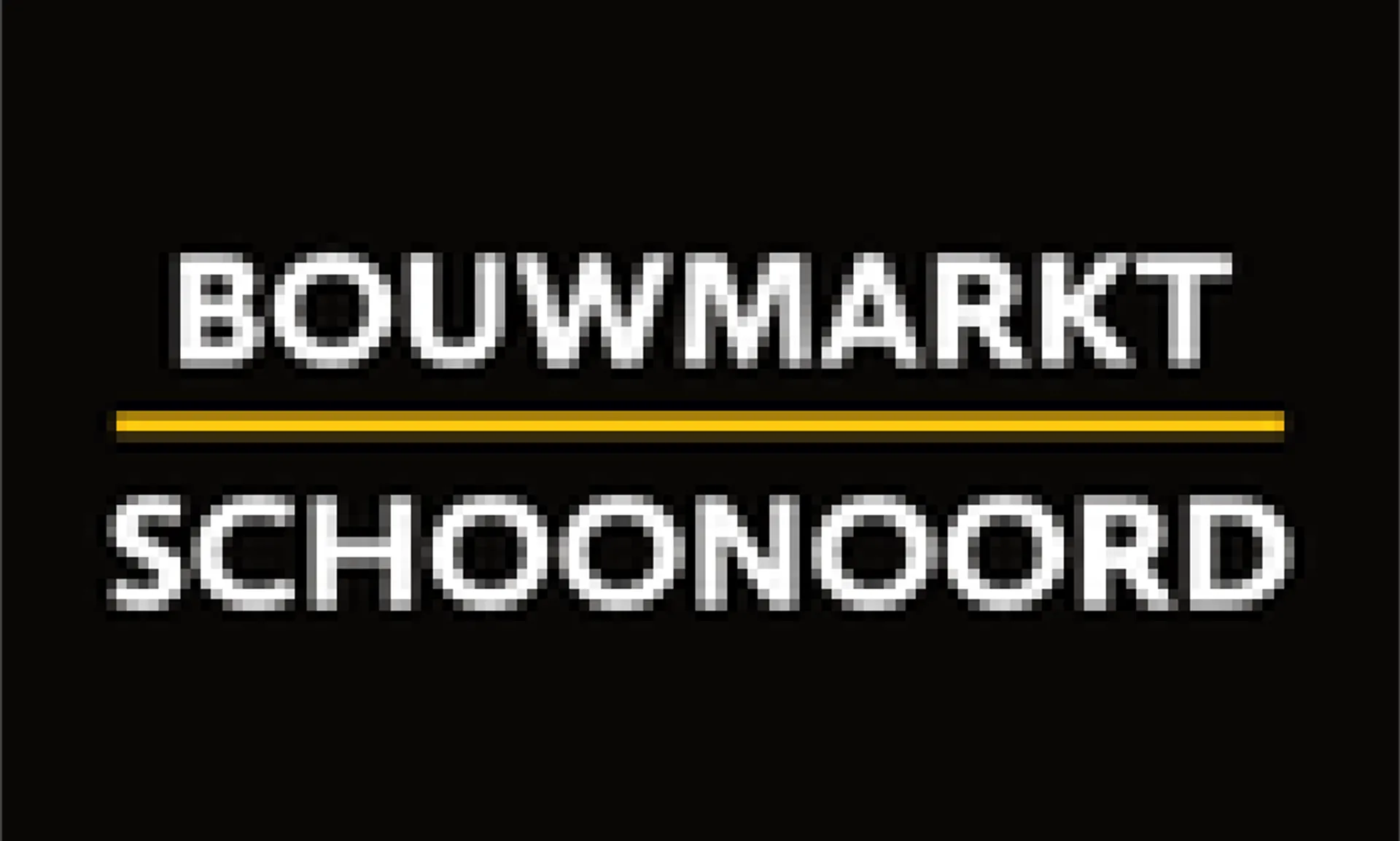 BOUWMARKT SCHOONOORD logo in de folder van deze week
