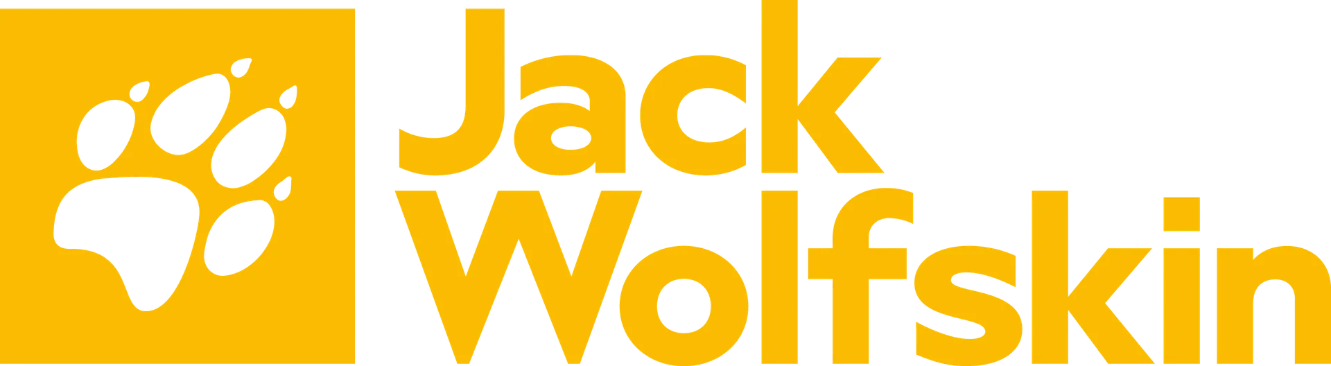 JACK WOLFSKIN logo in de folder van deze week