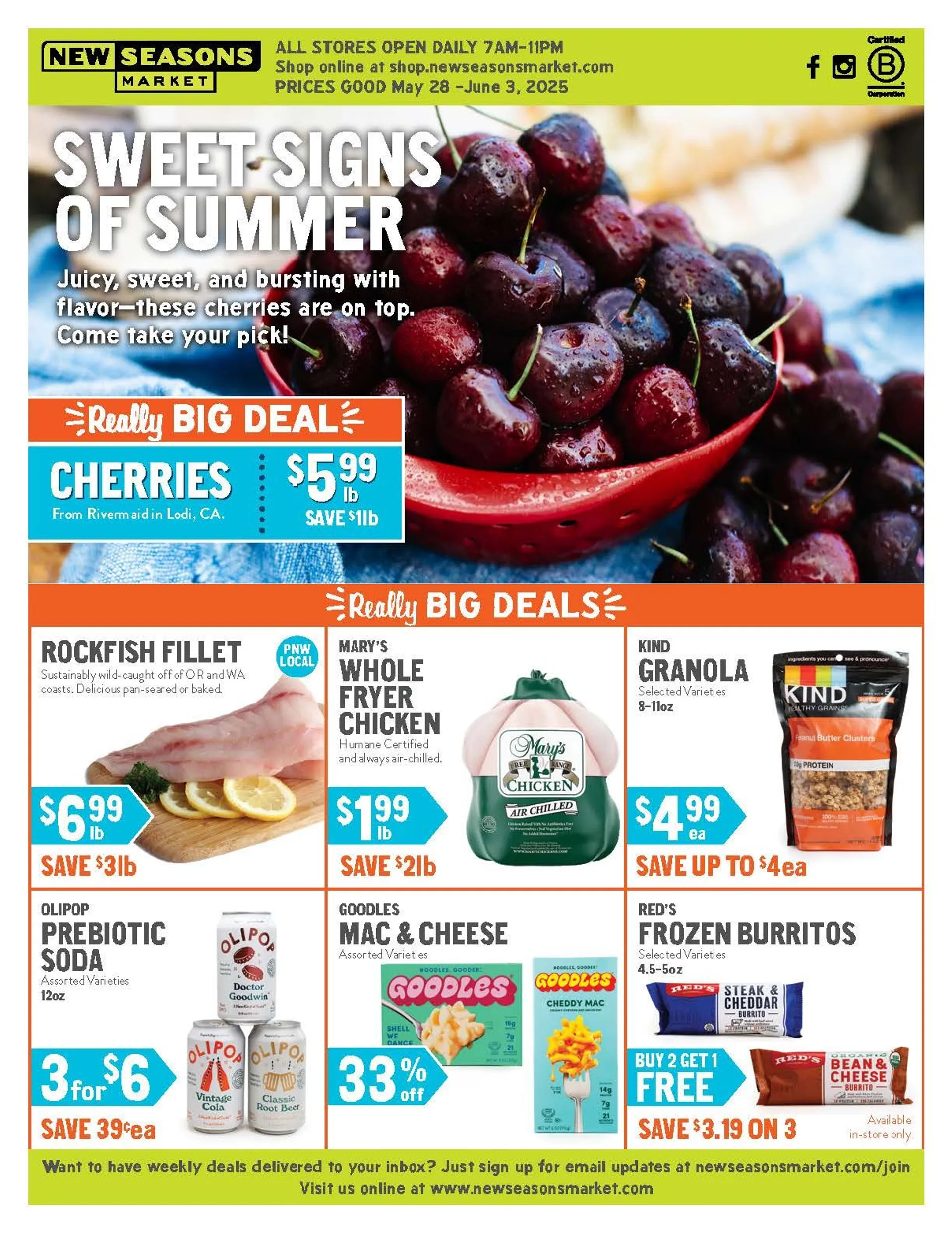Weekly ad New Seasons Market Sales from May 28 to June 3 2025 - Page 1