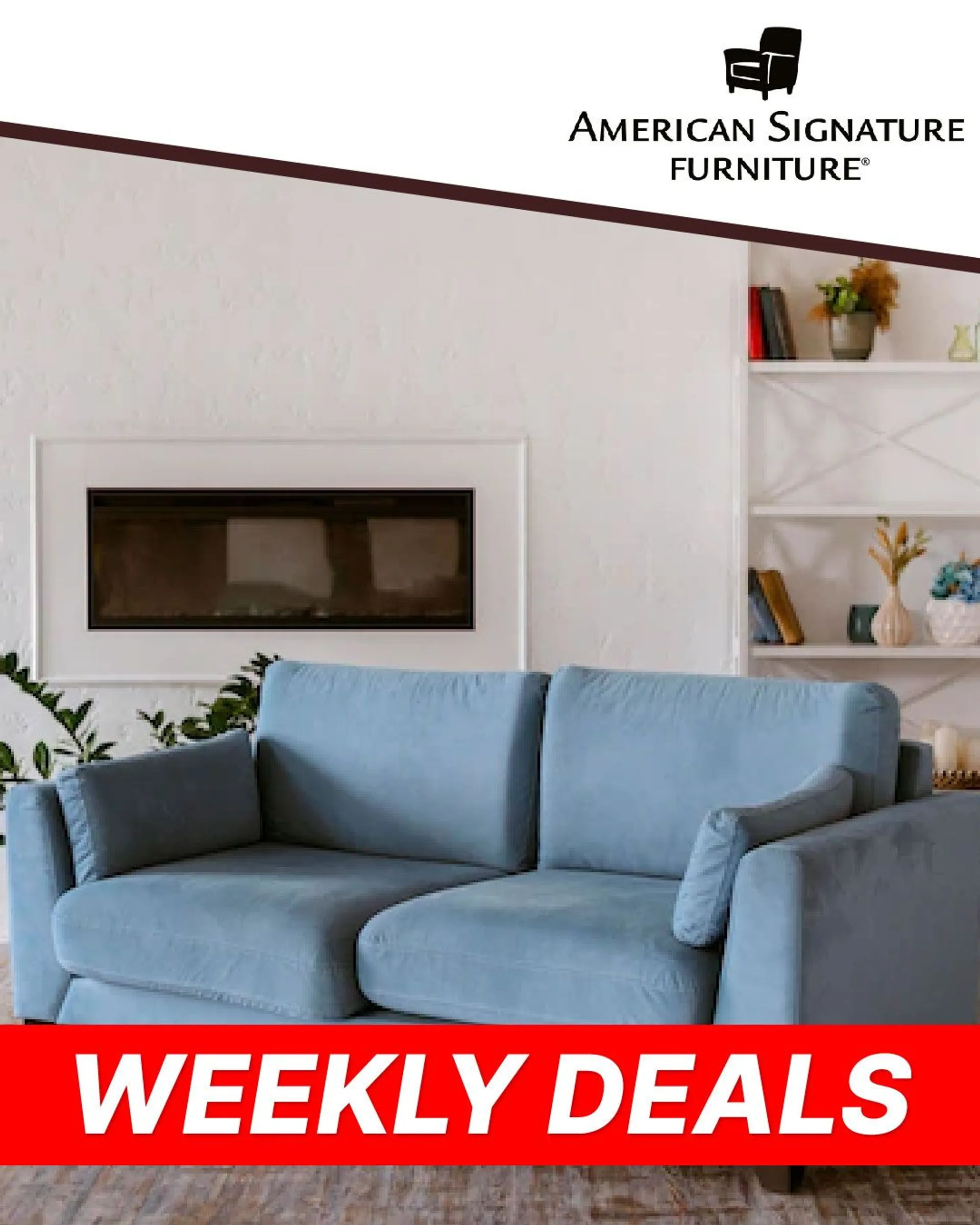 Weekly ad American Signature Furniture - Furniture on sale from February 4 to February 9 2023 - Page 1